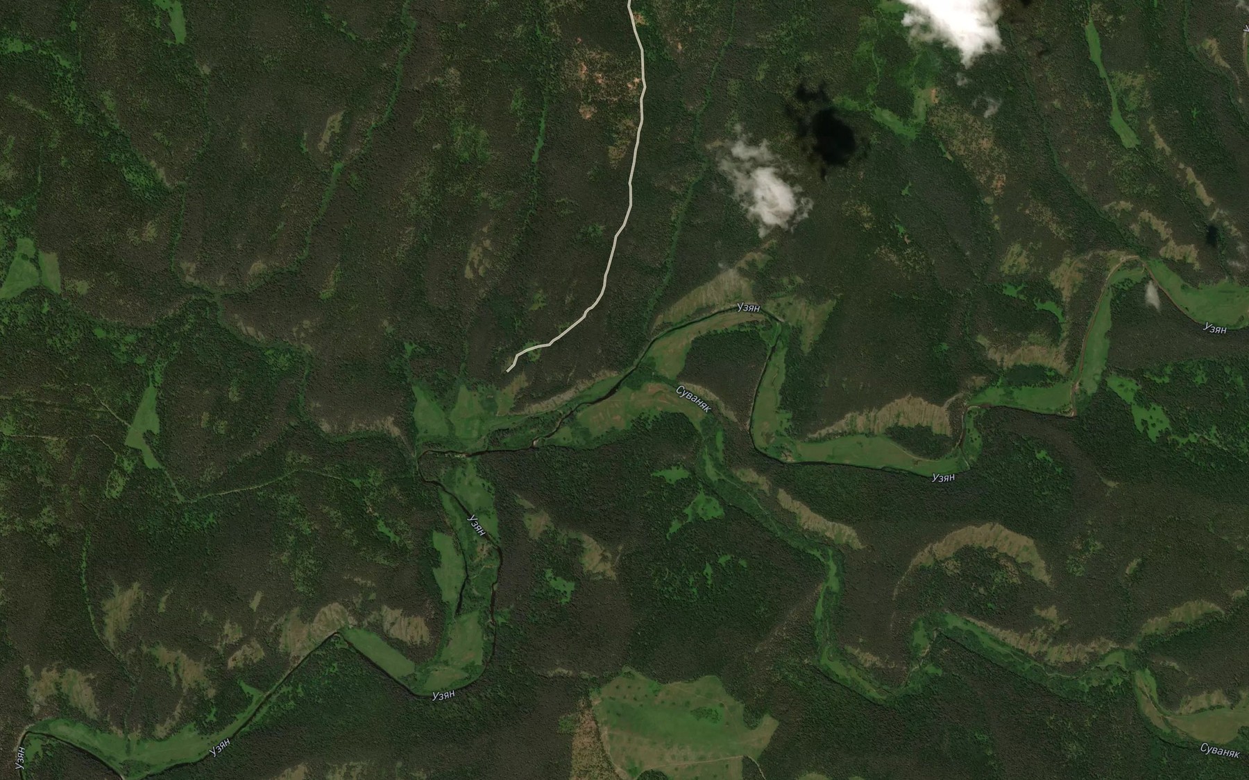 Satellite map of the Suvanyak