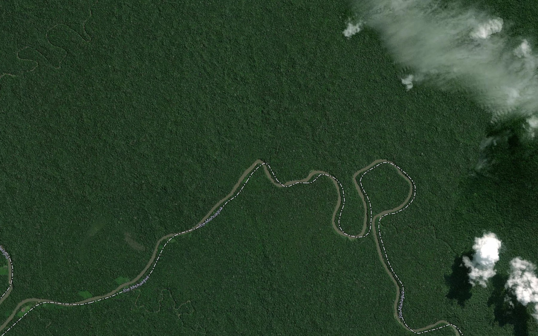 Satellite map of the Quebrada Doscabezas