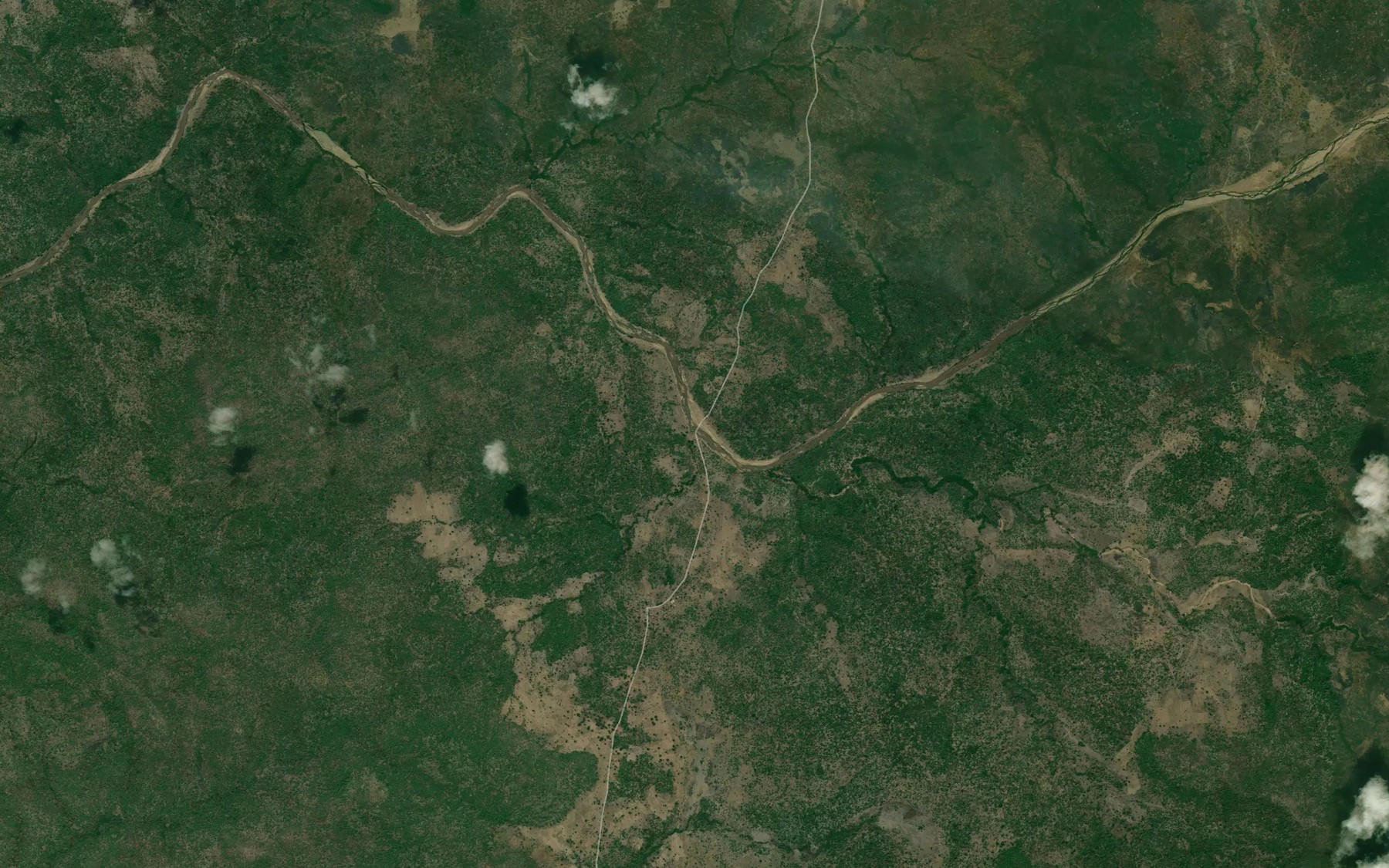 Satellite map of the RiverYedur
