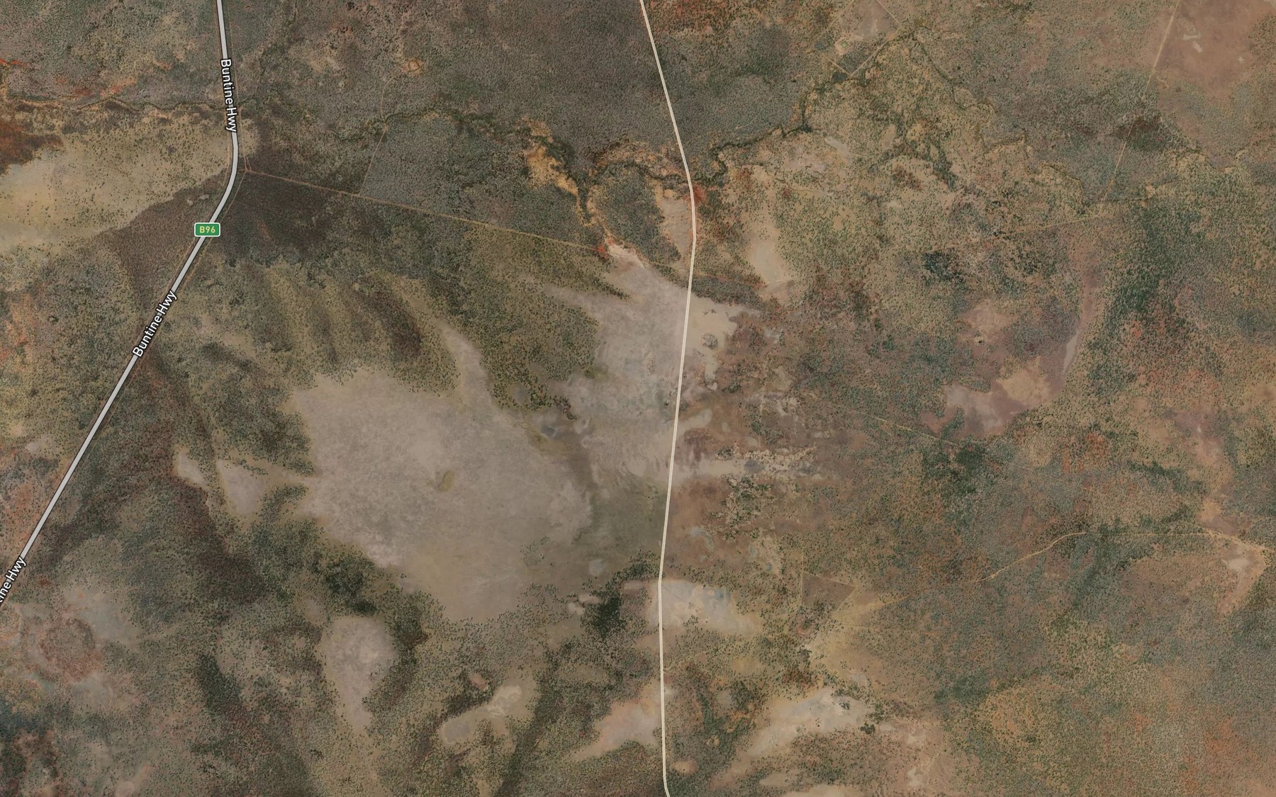 Satellite map of the Ferret Reef