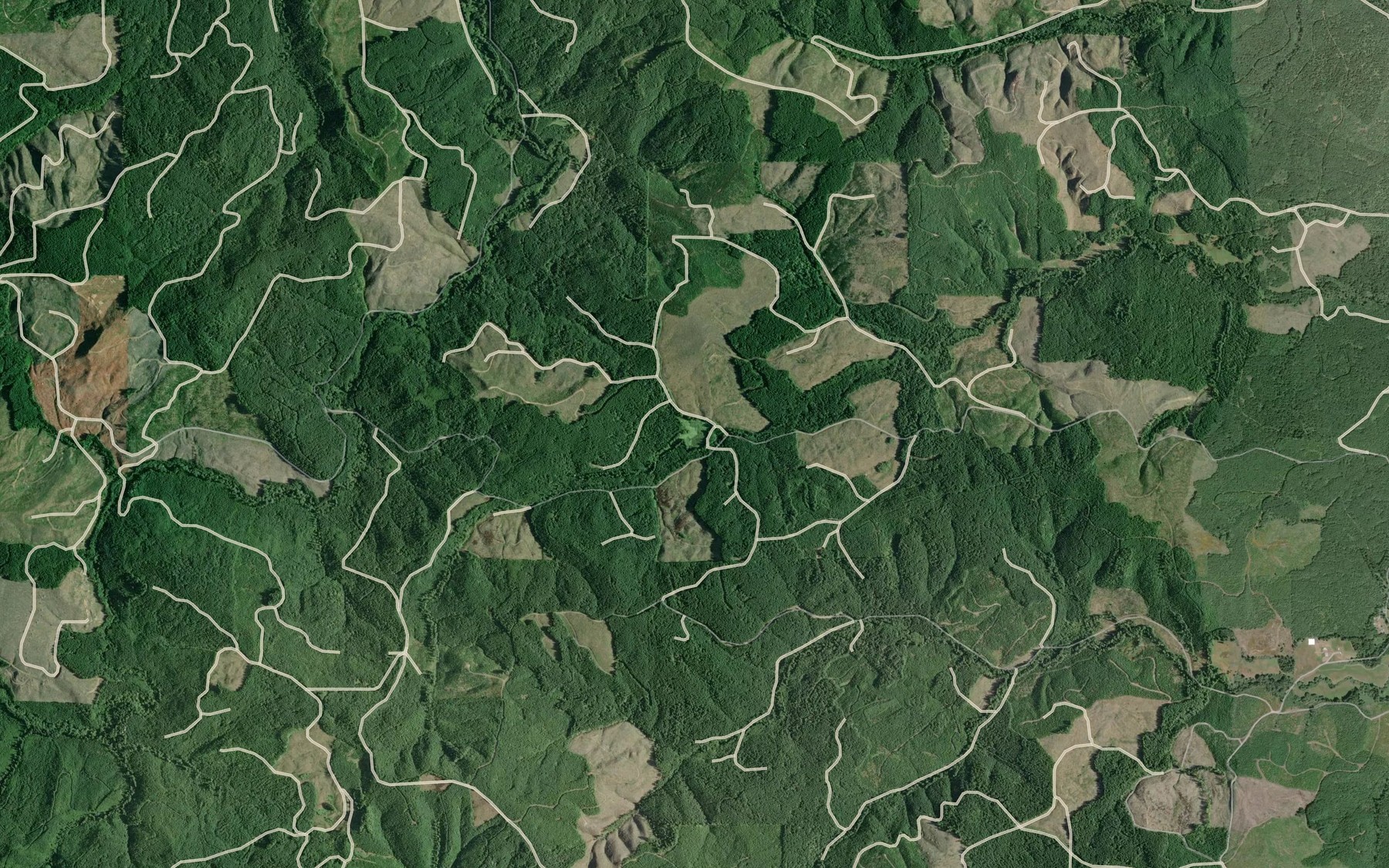Satellite map of the Kauppi Lake