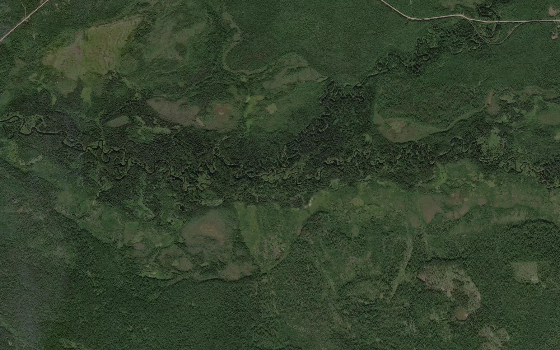 Satellite map of the Anduikha