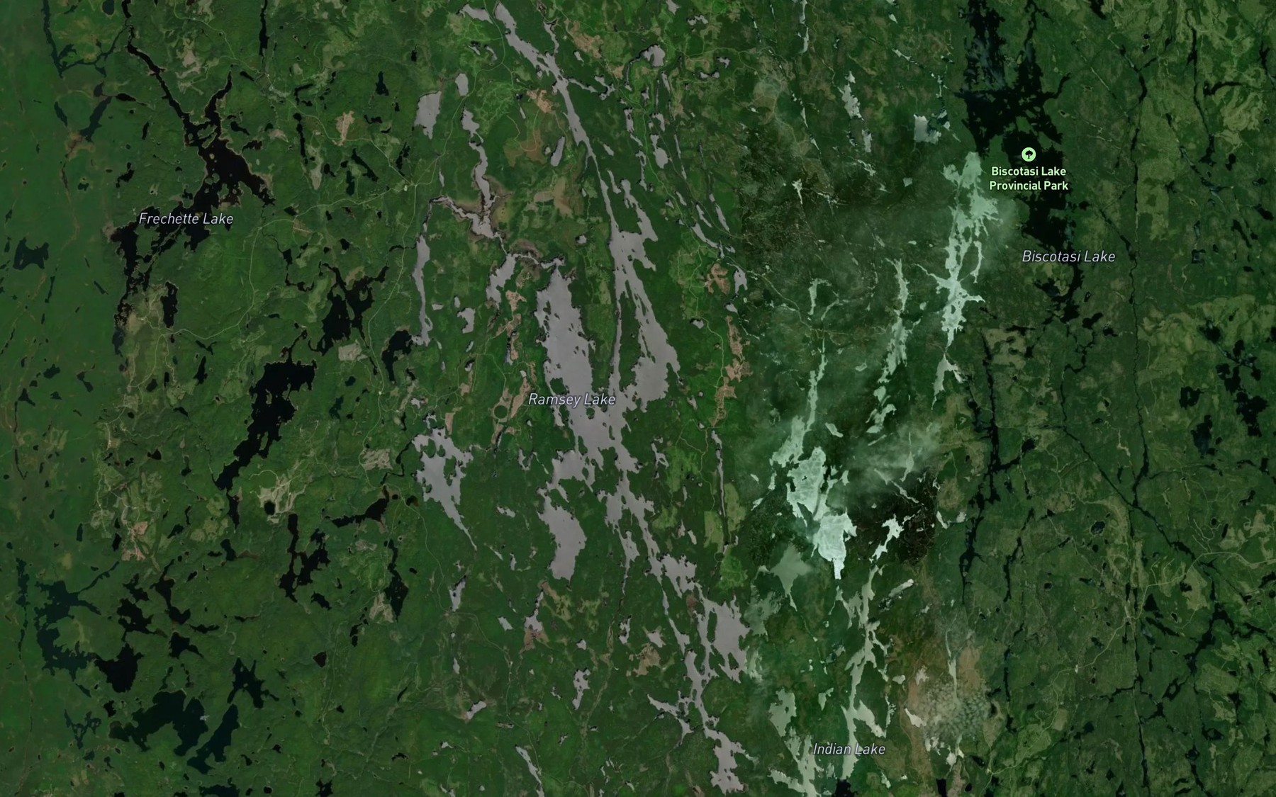 Satellite map of the Cat Bay