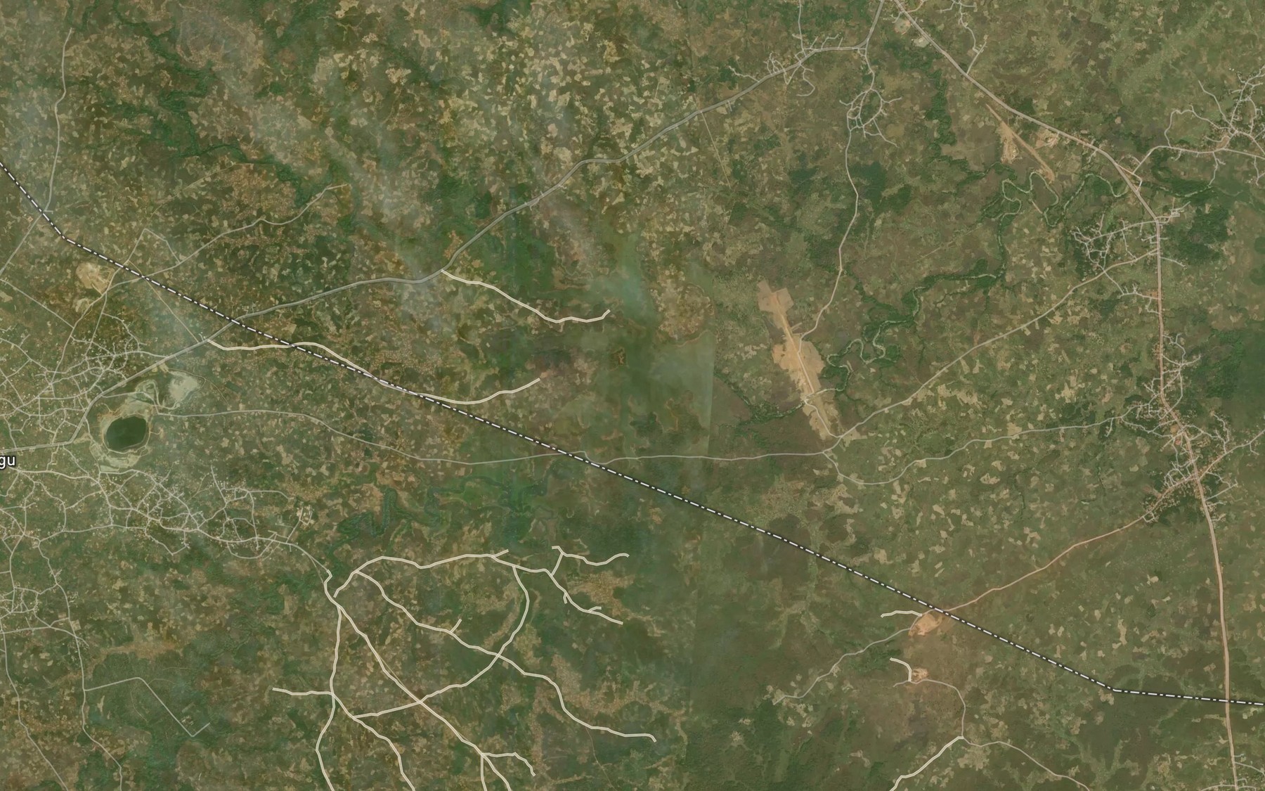 Satellite map of the River Ike Ebe