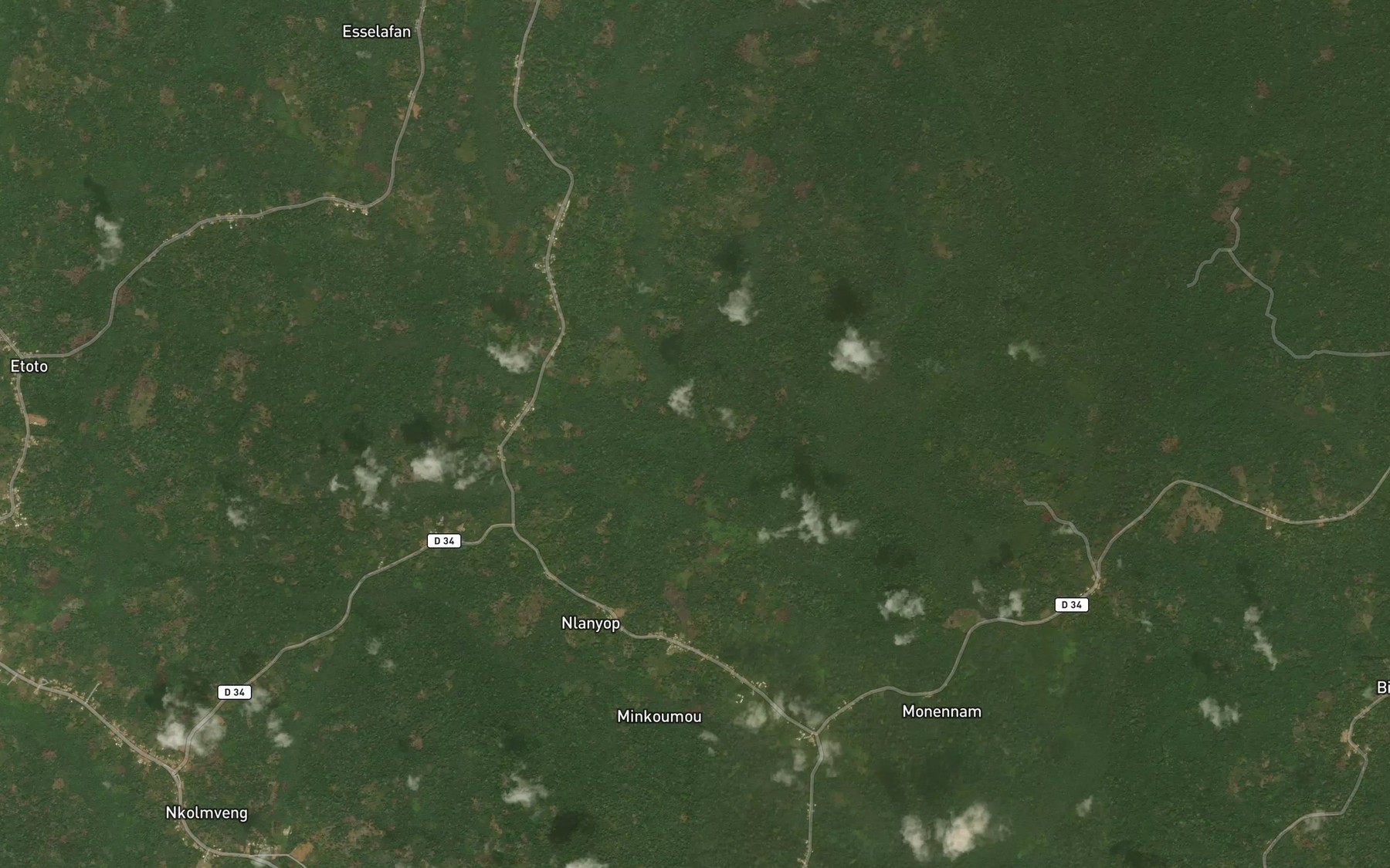 Satellite map of the Ndi