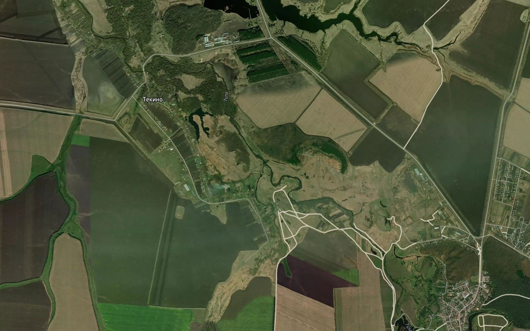 Satellite map of the Antyushevka