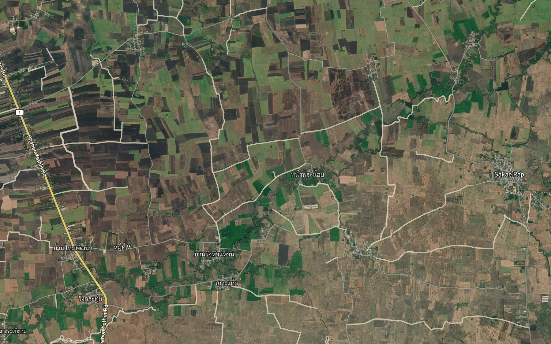 Satellite map of the Ang Kep Nam Ban Wang Hua Waen