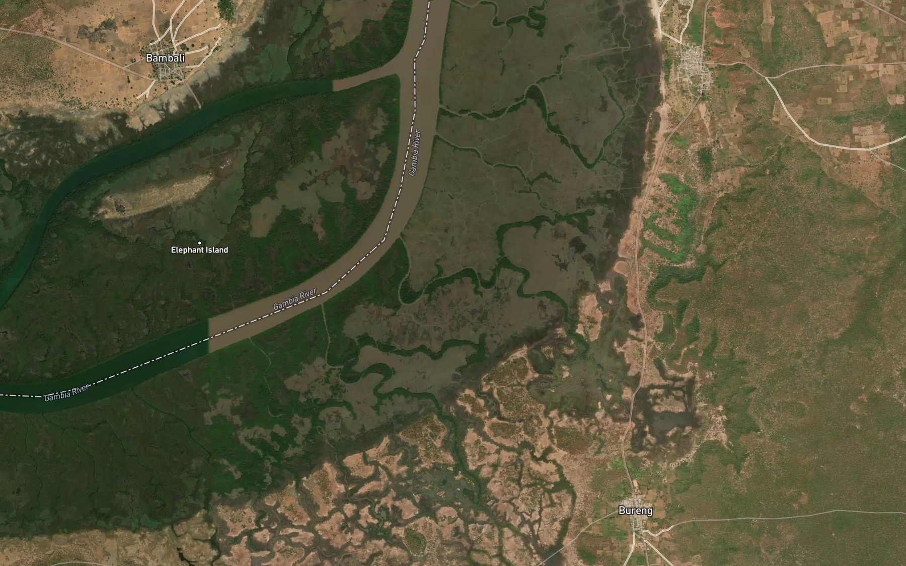 Satellite map of the Musu Bolon