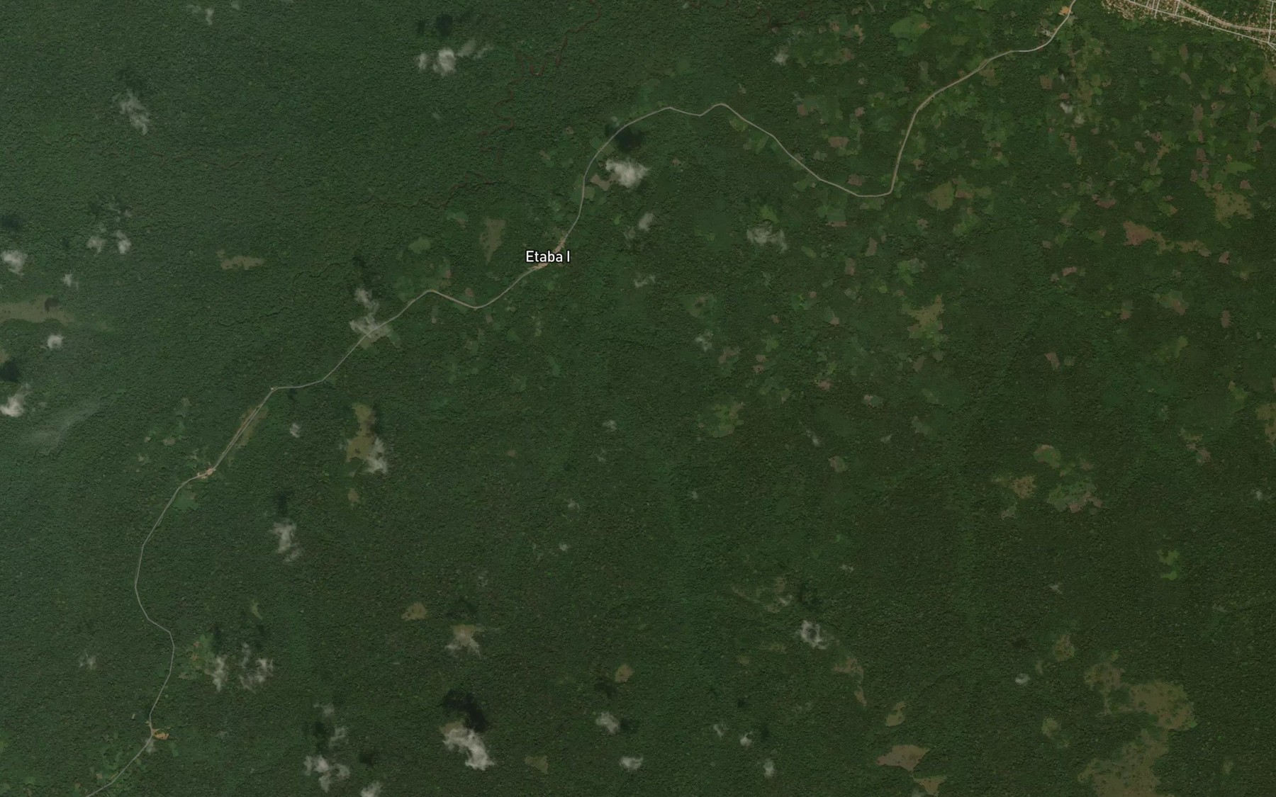 Satellite map of the Loue