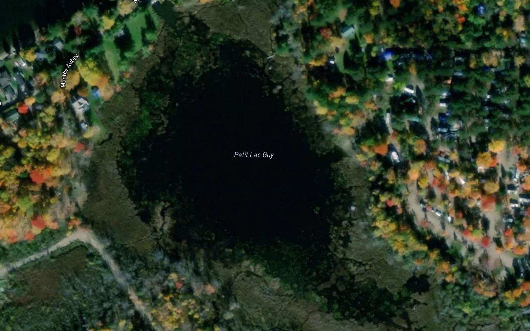 Satellite map of the Baie Guy