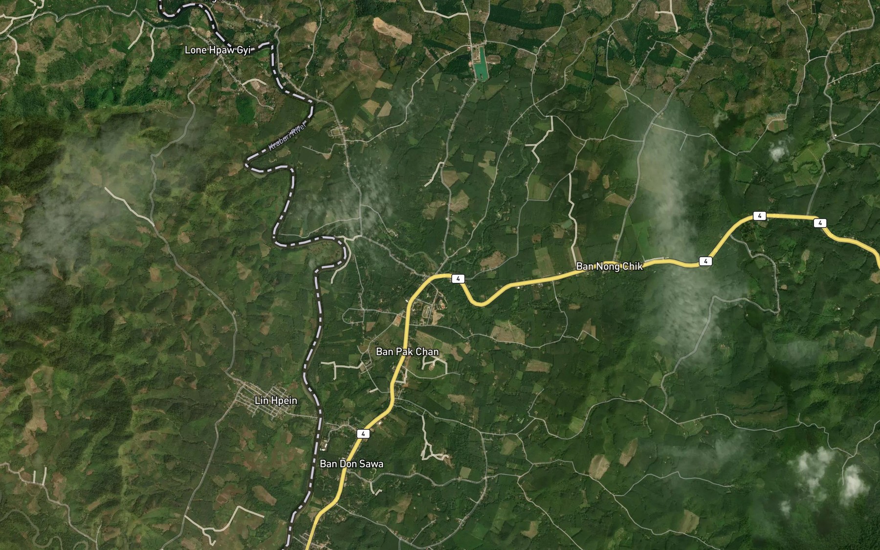 Satellite map of the Khlong Lik