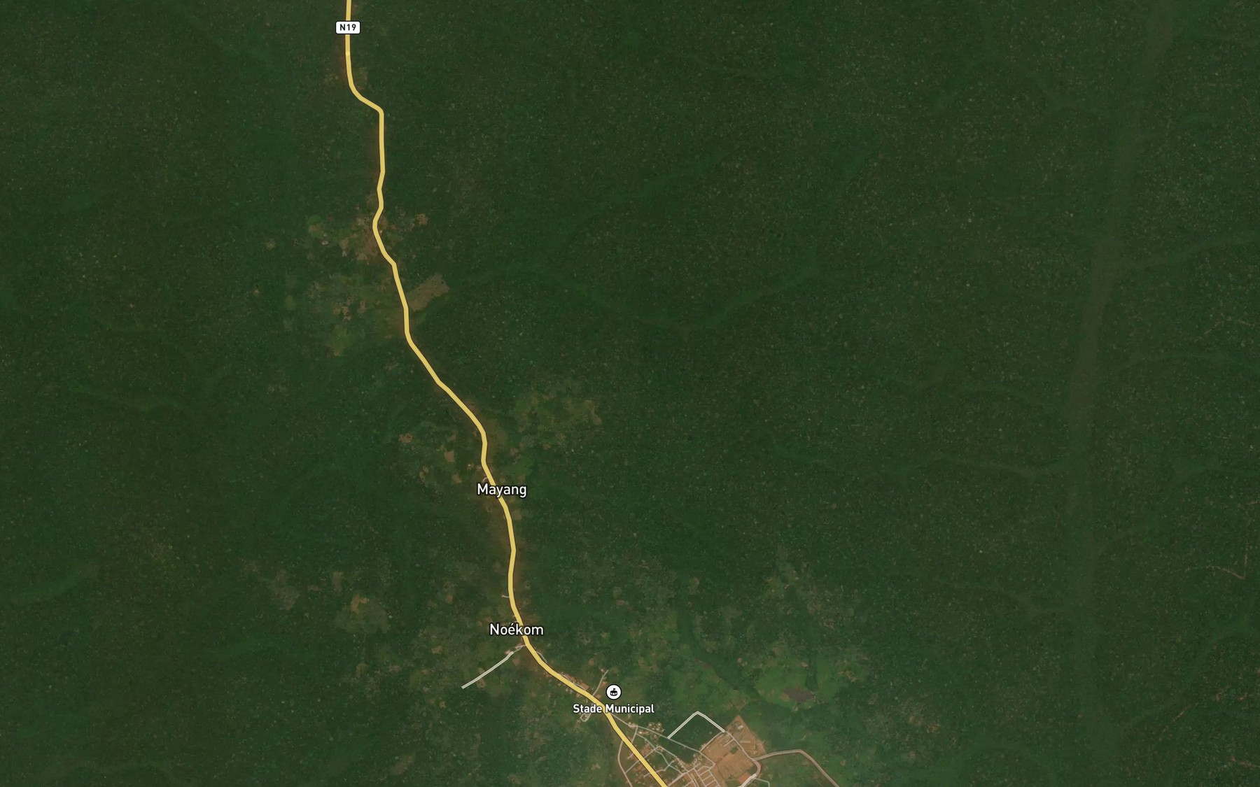 Satellite map of the Gdiouo
