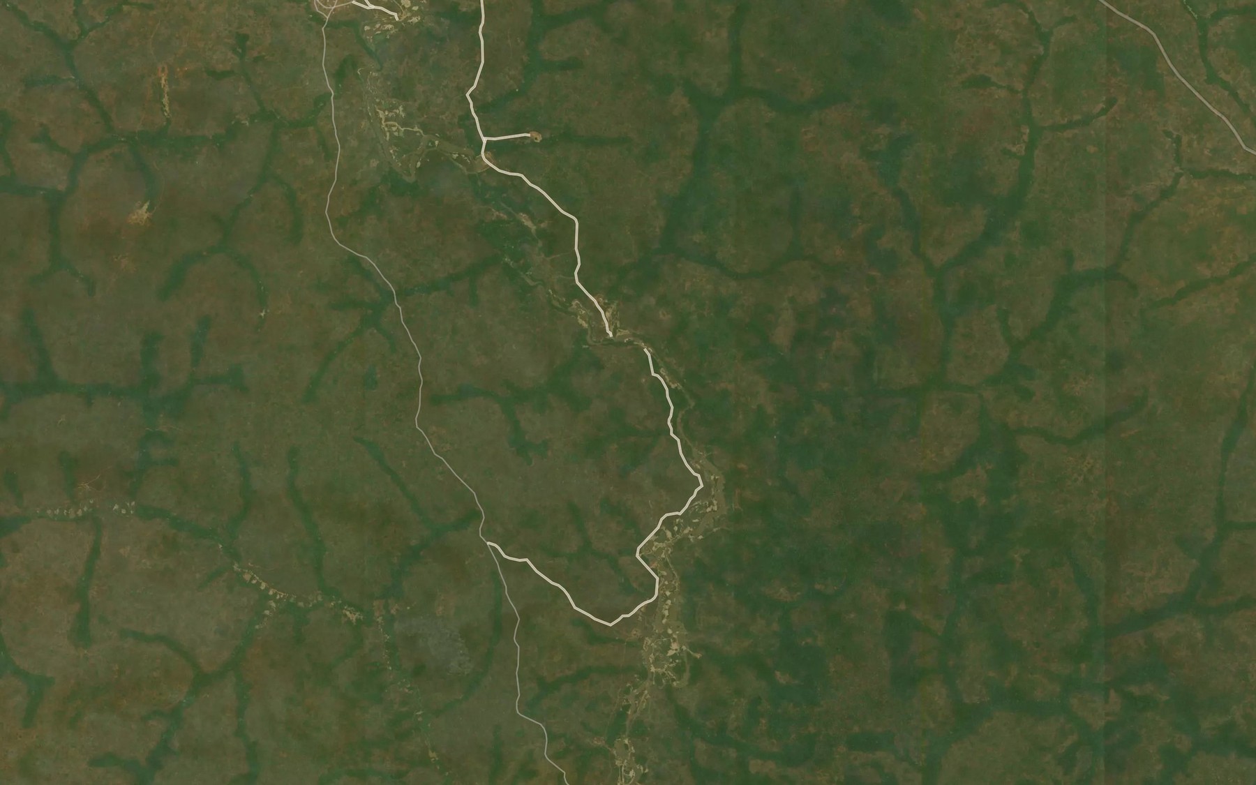 Satellite map of the Oursoundou