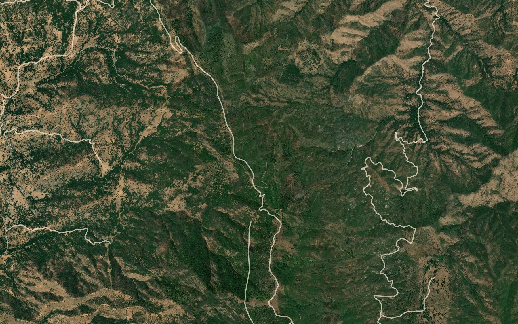 Satellite map of the Delilah Spring