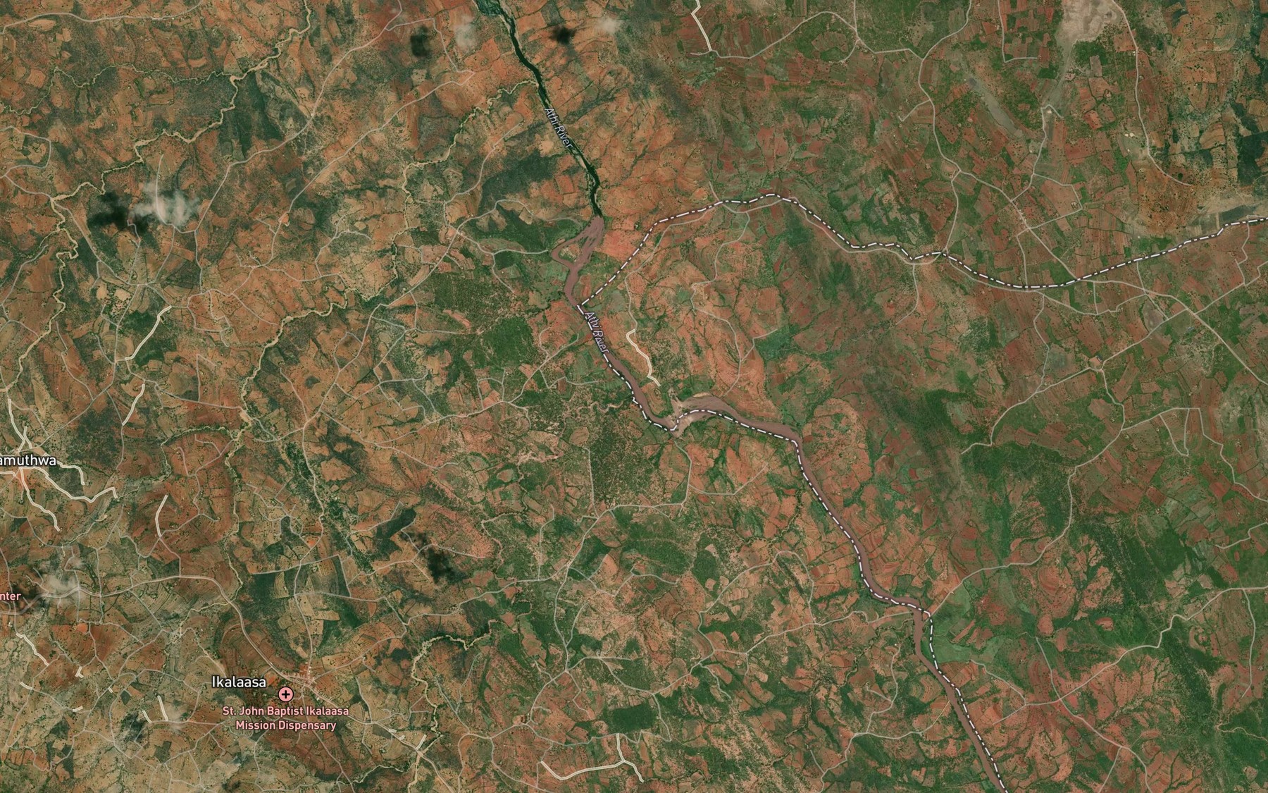 Satellite map of the Muvokoni