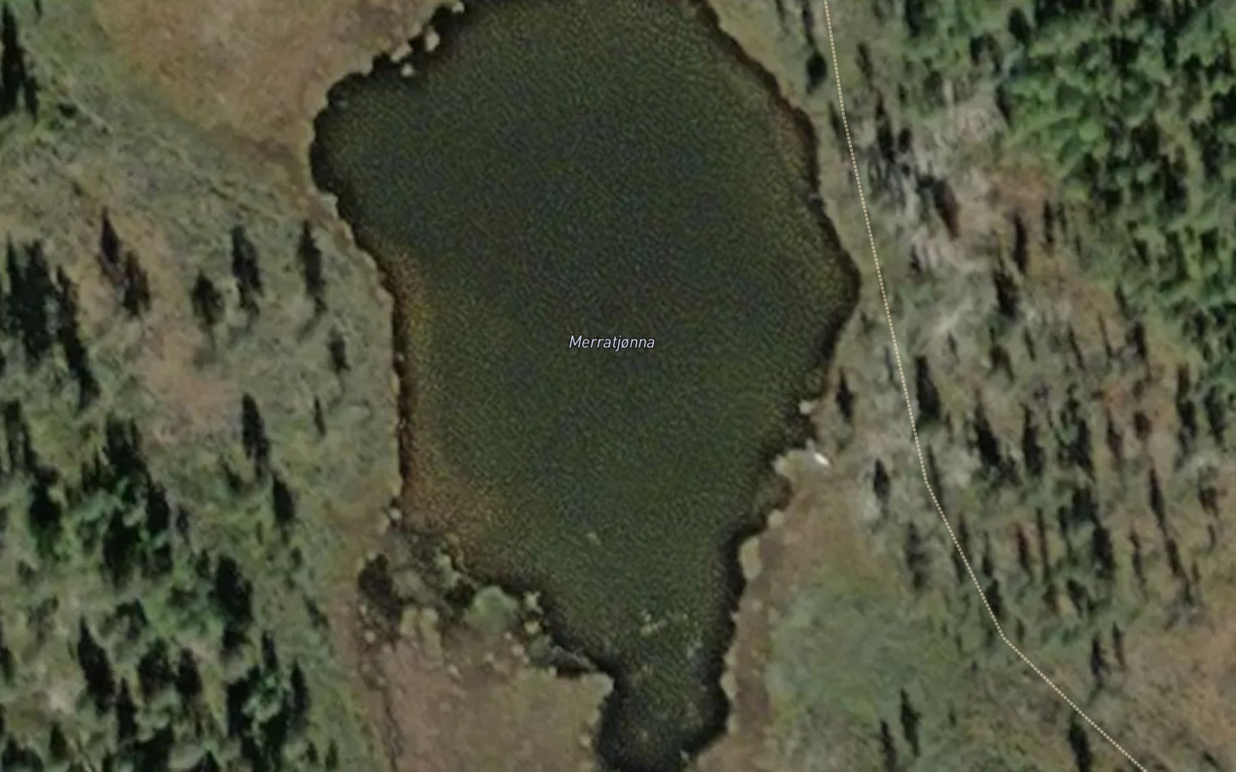 Satellite map of the Merratjonna
