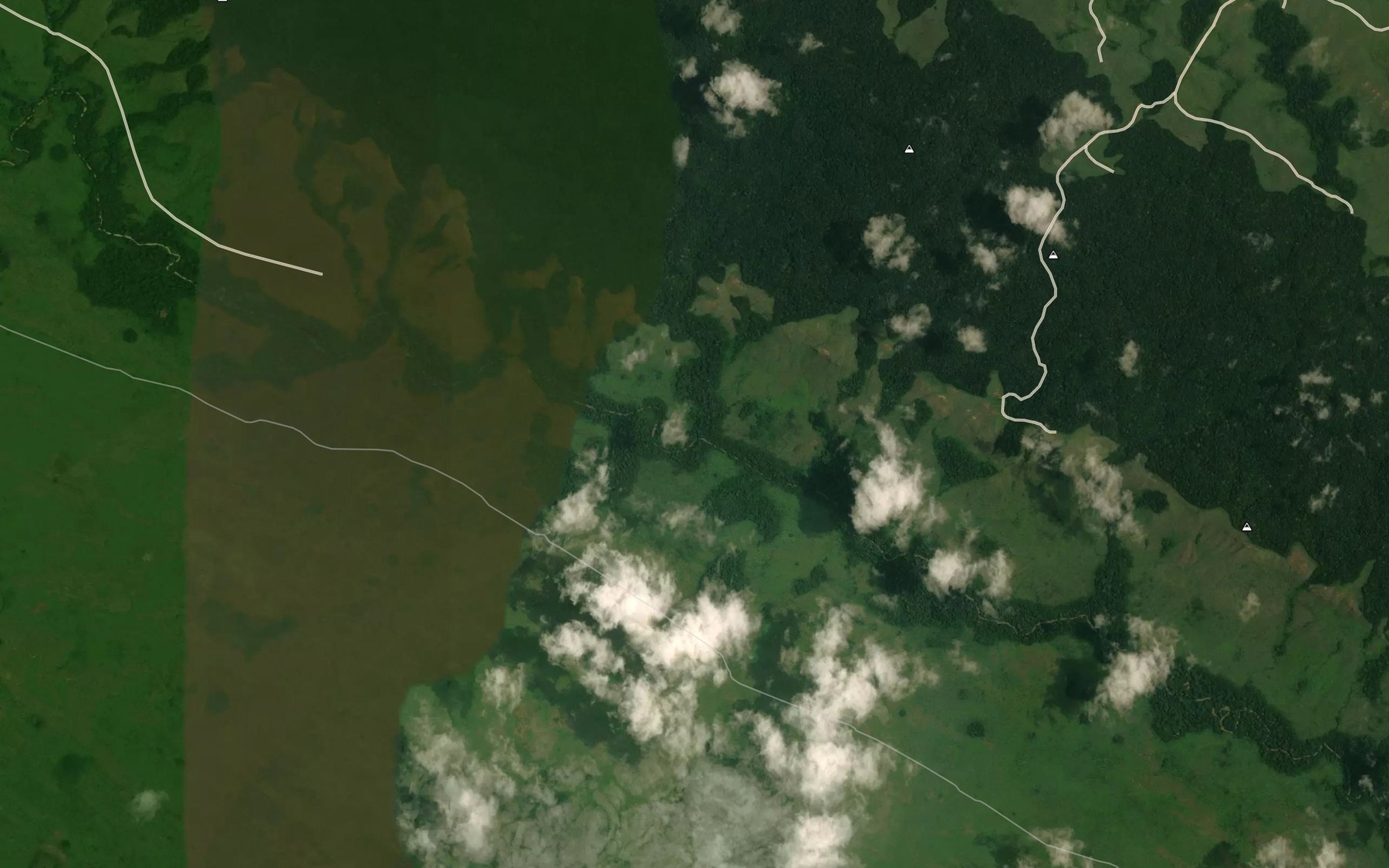 Satellite map of the Mikouisa