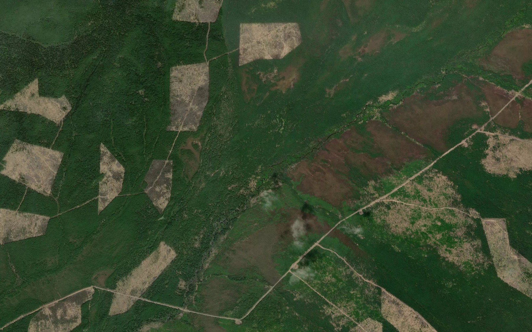Satellite map of the Yasnyy
