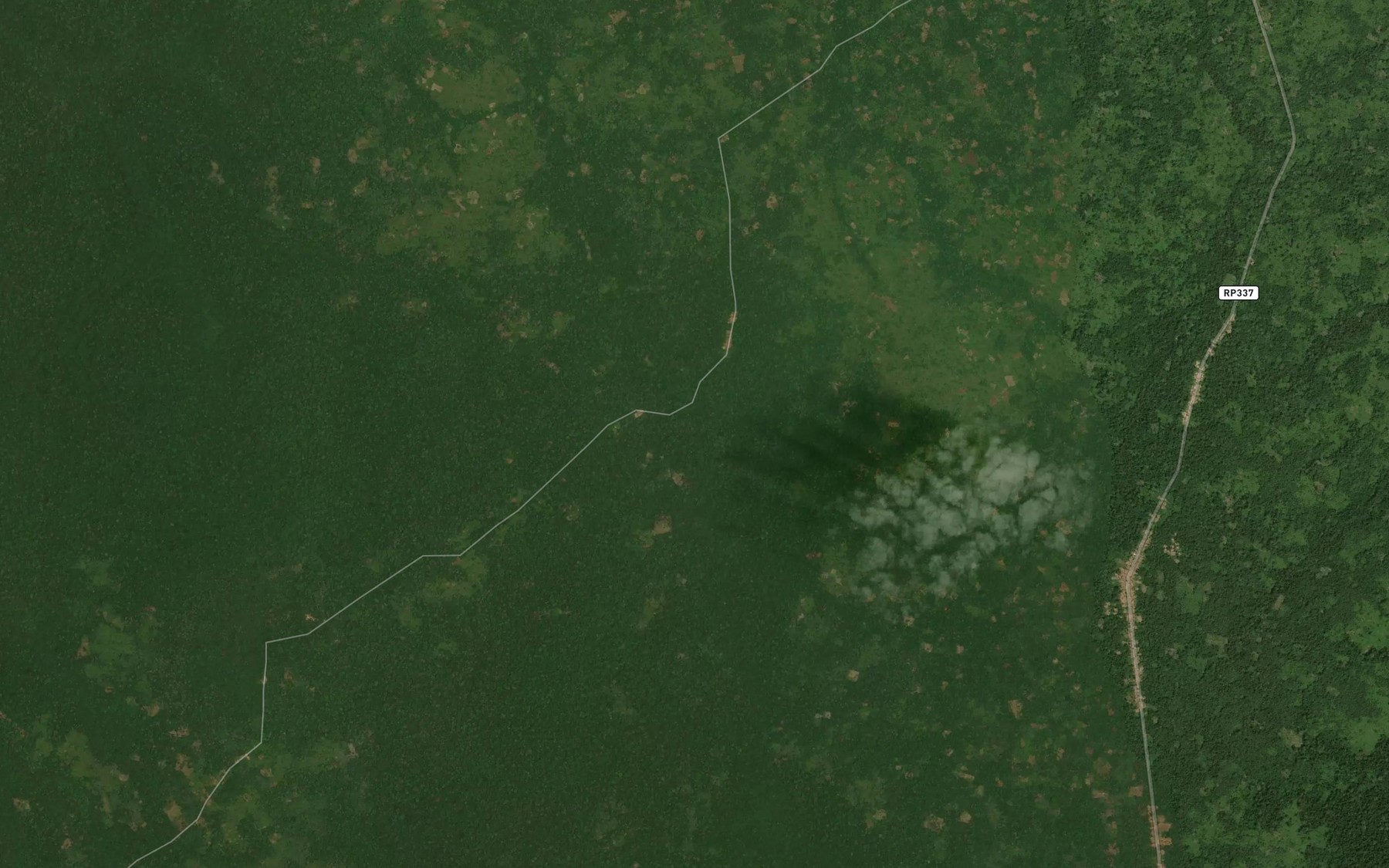 Satellite map of the Ngungeze