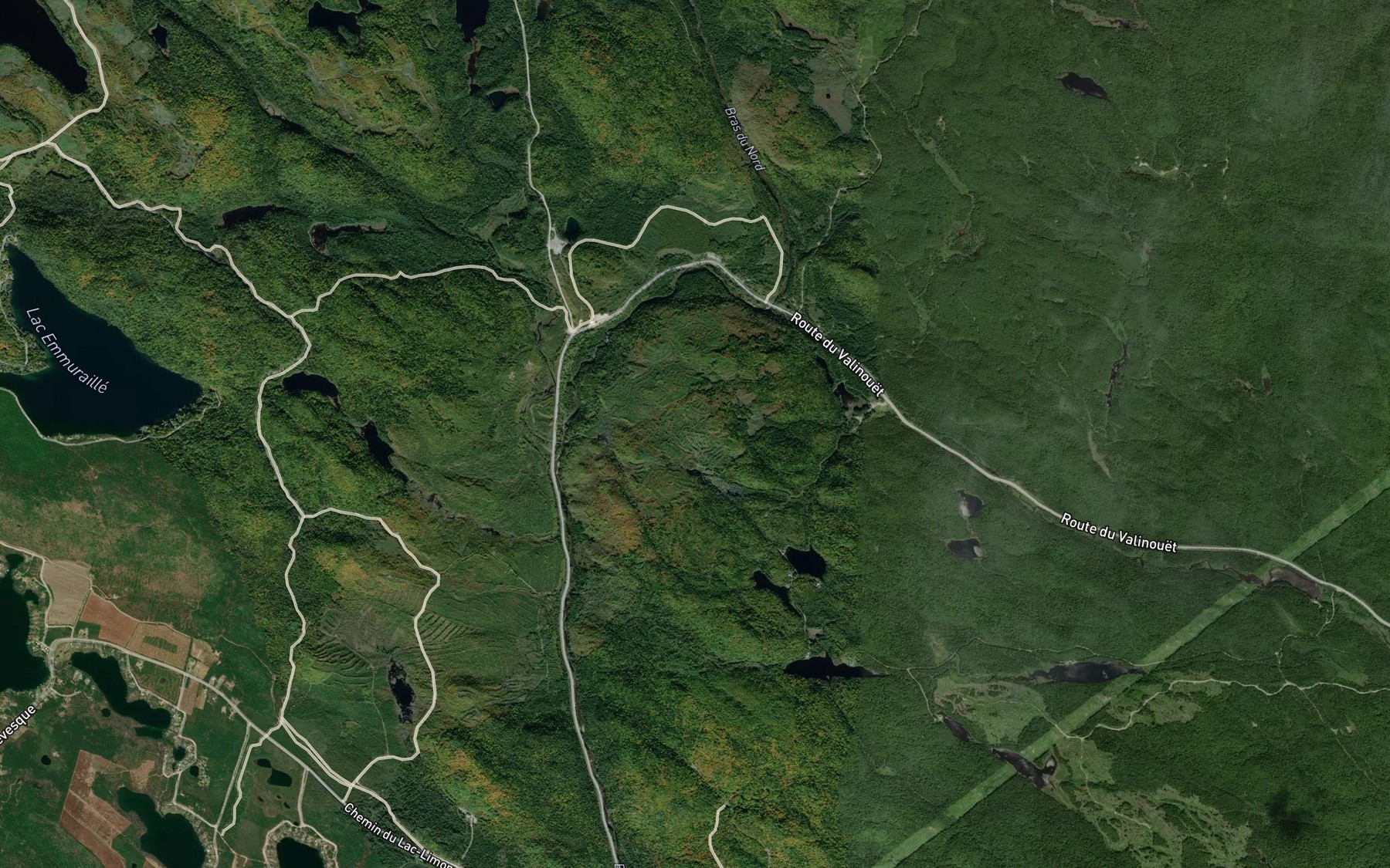 Satellite map of the Lacs Slashers