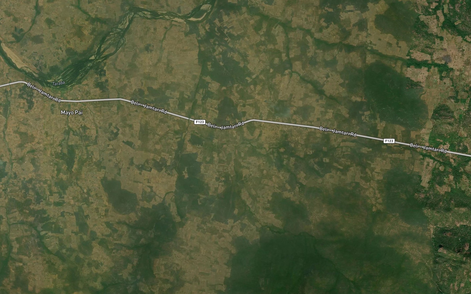 Satellite map of the RiverSauzun