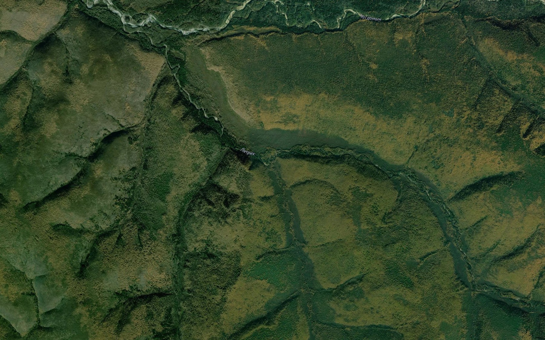 Satellite map of the Sololi