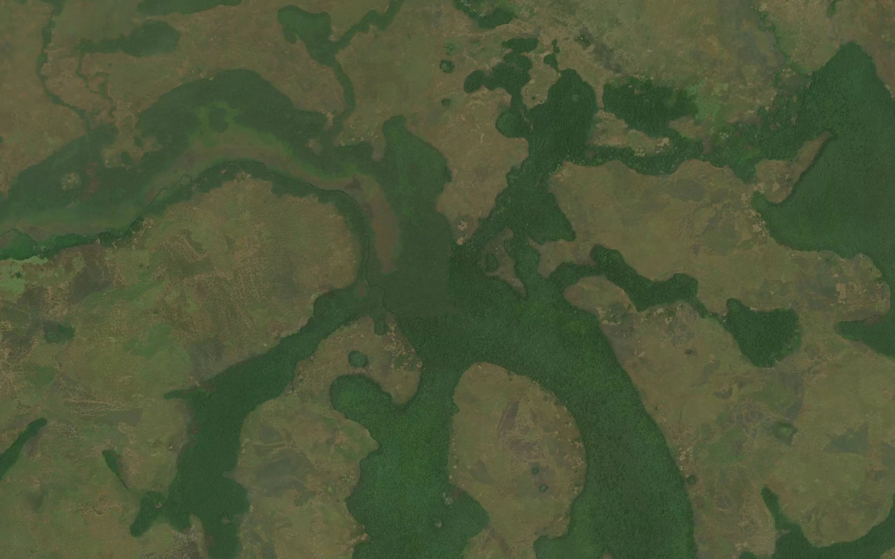 Satellite map of the Mafiama