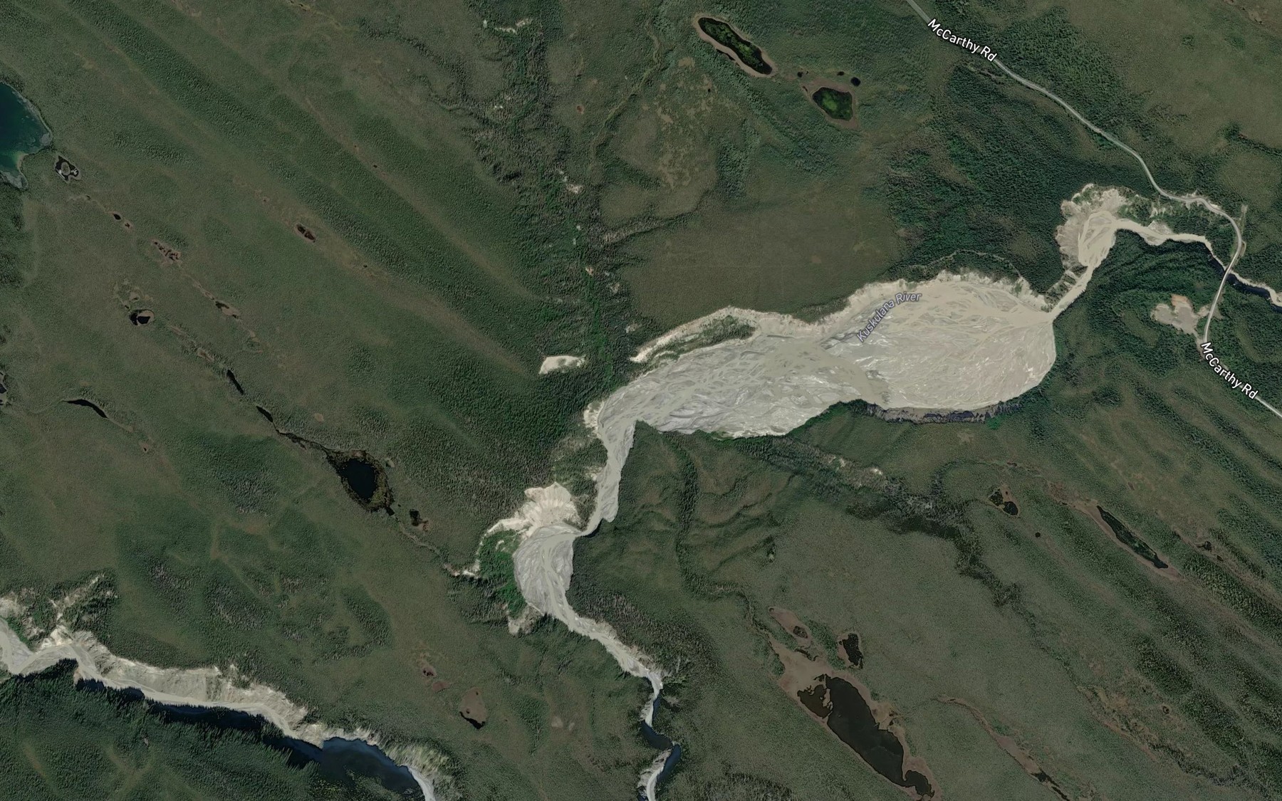 Satellite map of the Strelna Creek