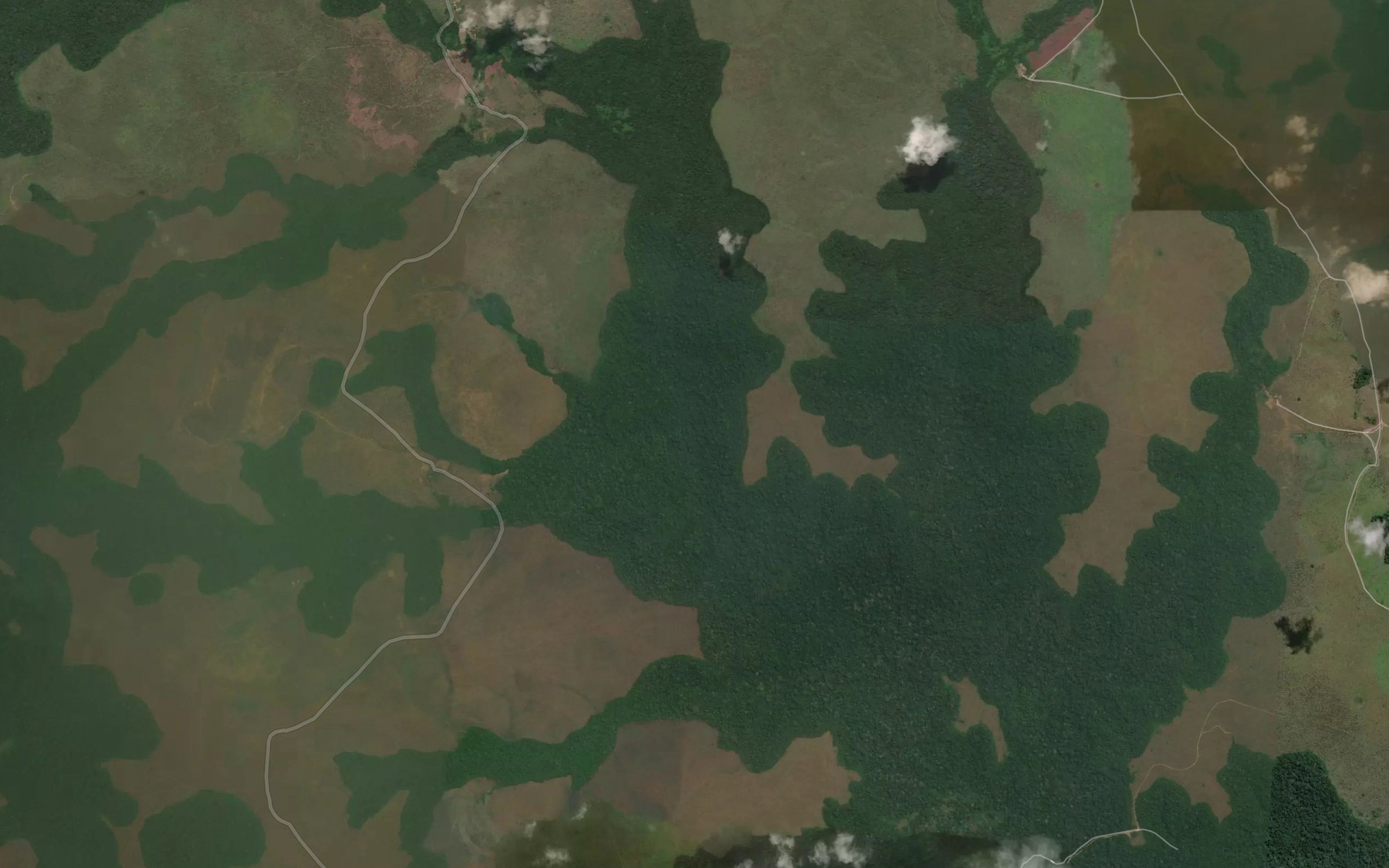 Satellite map of the Mpule