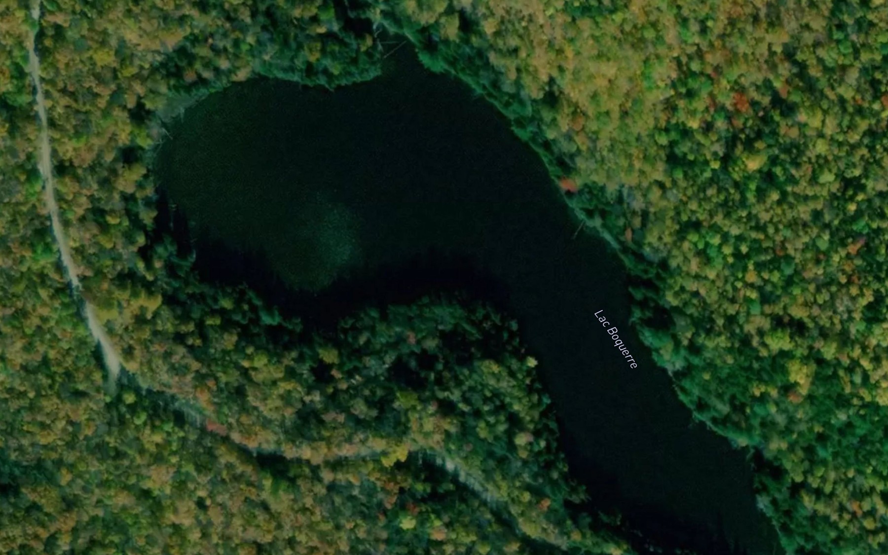 Satellite map of the Lac Boquerre