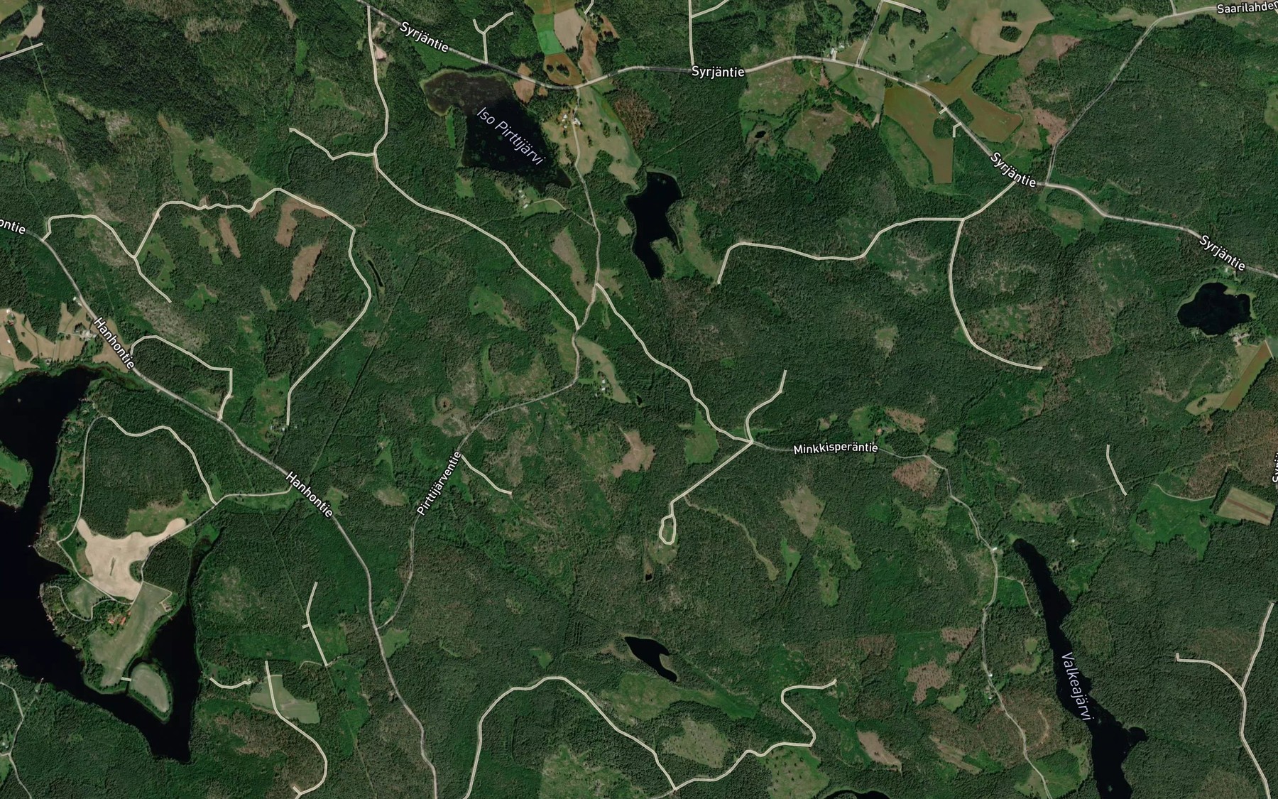 Satellite map of the Nevalanlammi