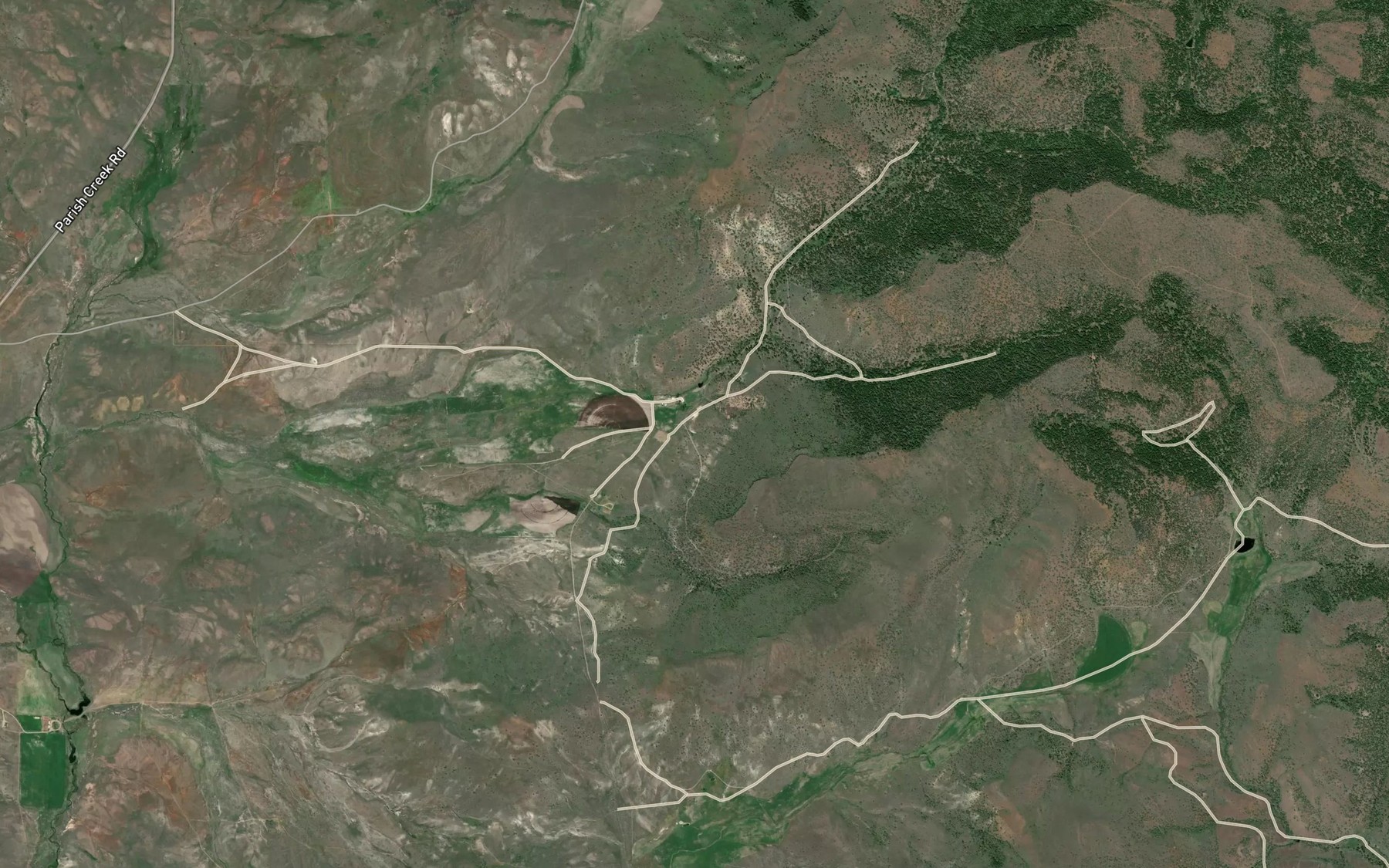 Satellite map of the High Gilchrist Spring