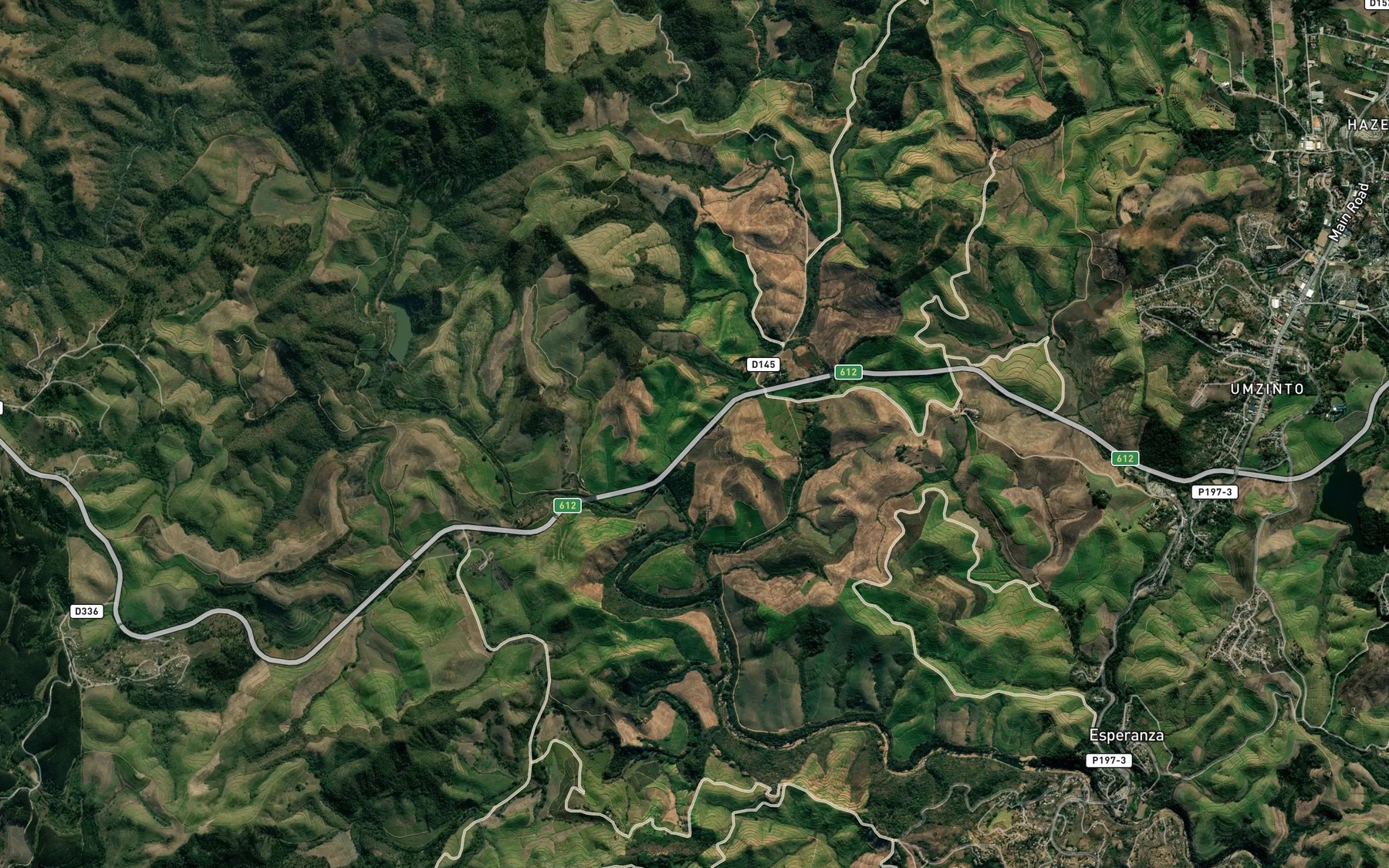 Satellite map of the Inyakgezi