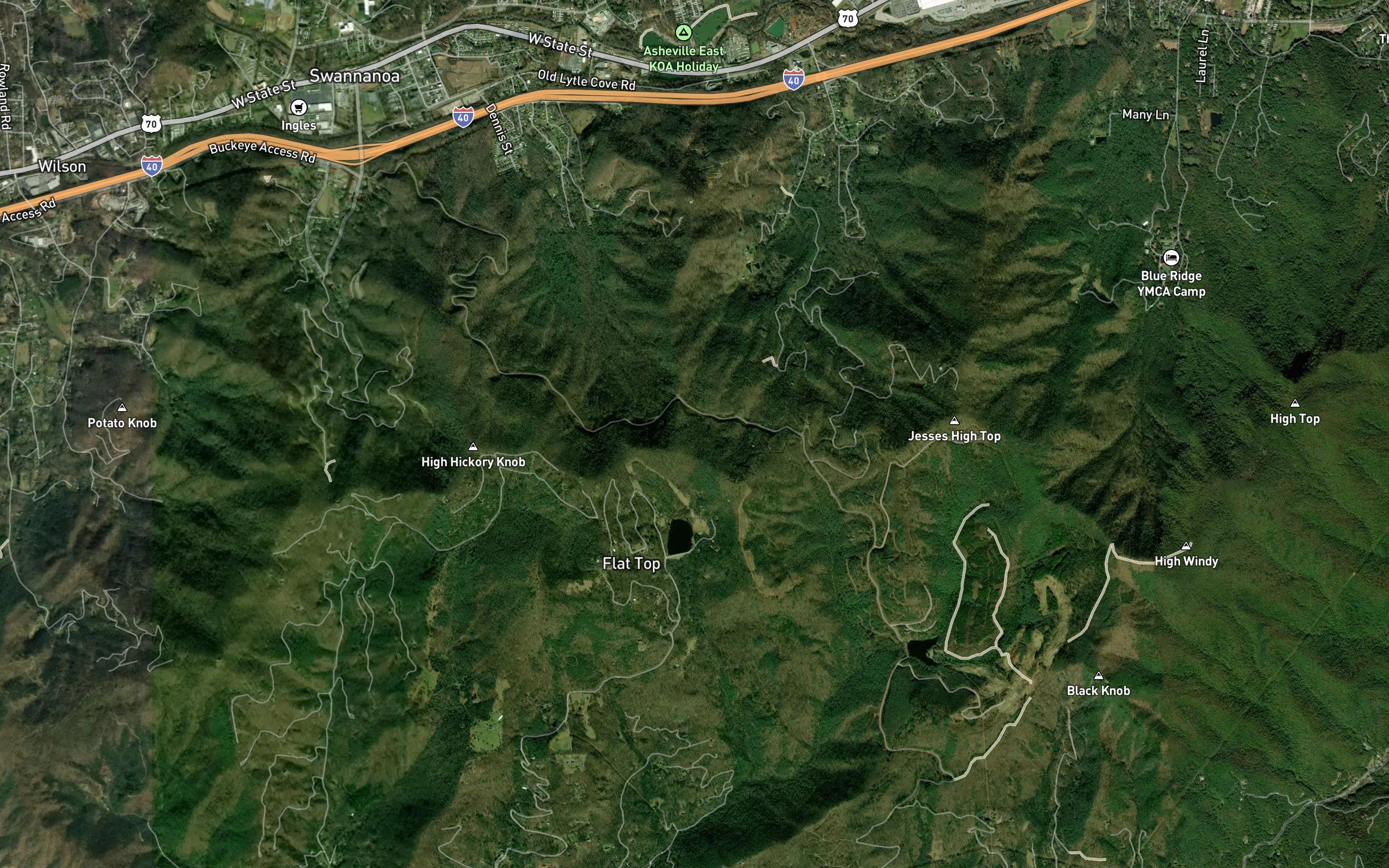Flat Top Mountain Lake