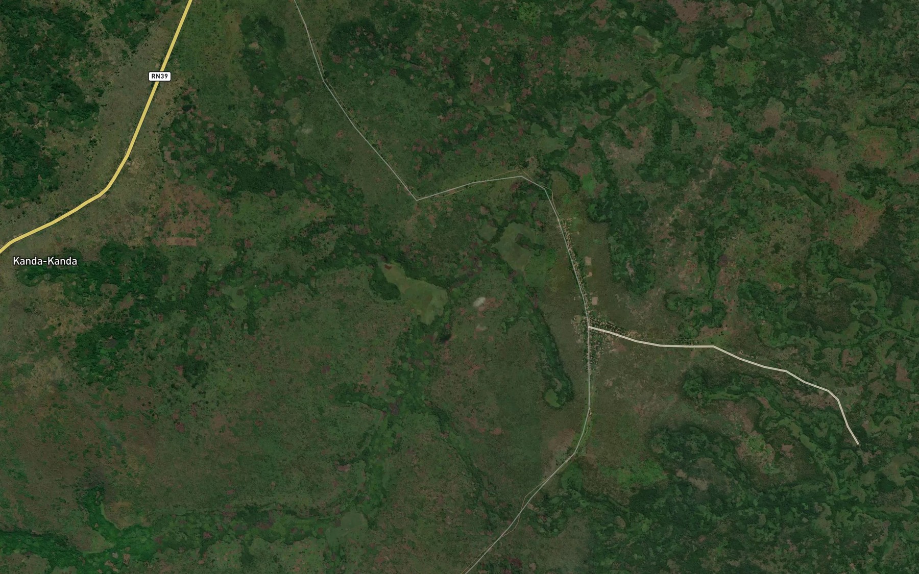 Satellite map of the Dambu