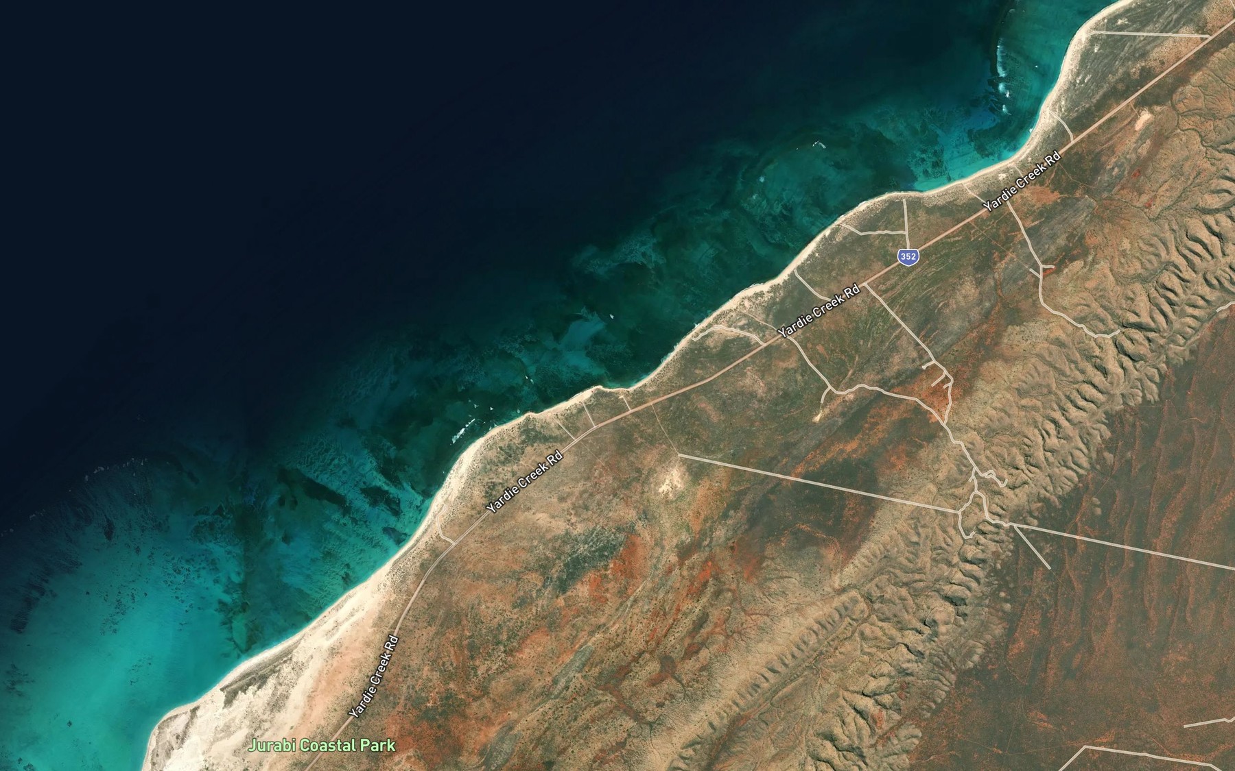 Satellite map of the Torpedo Bay