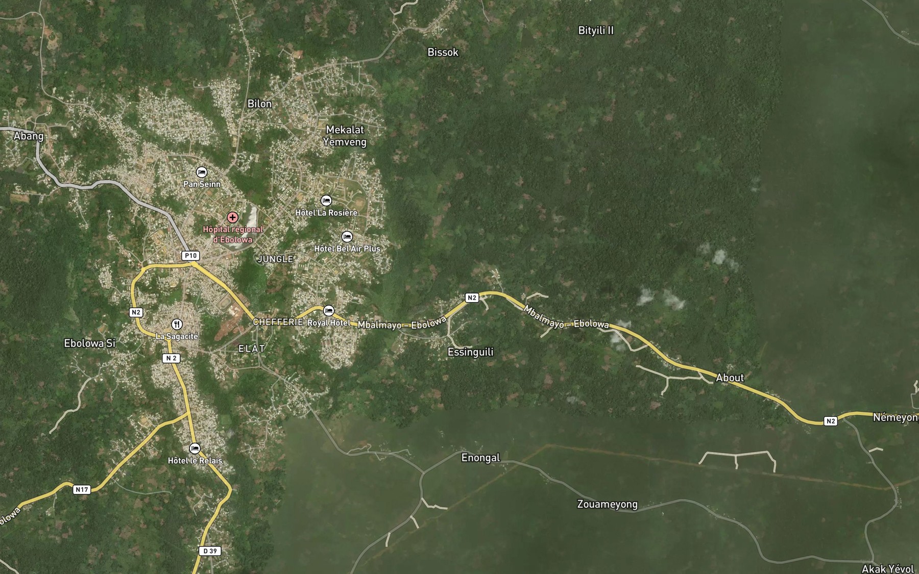 Satellite map of the Metvi