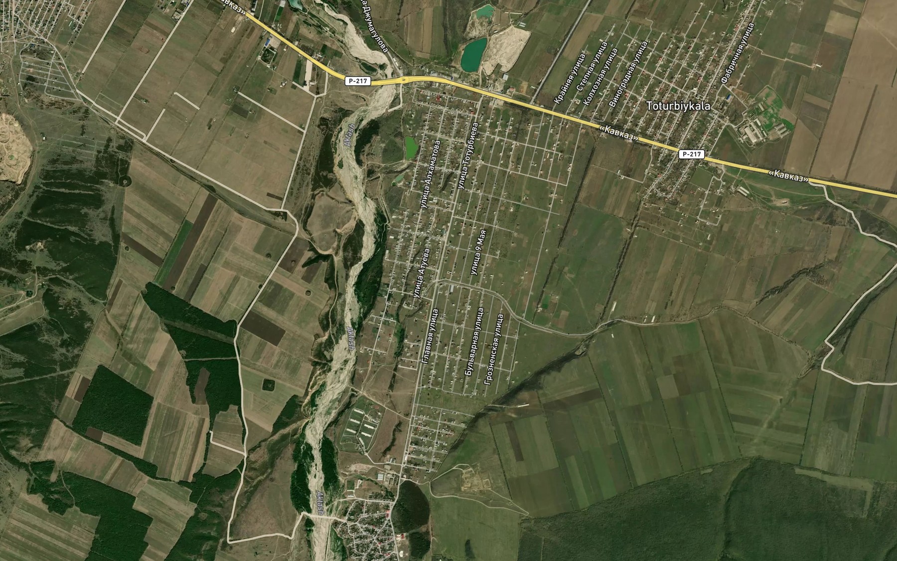 Satellite map of the Kanal Eraskhantataul