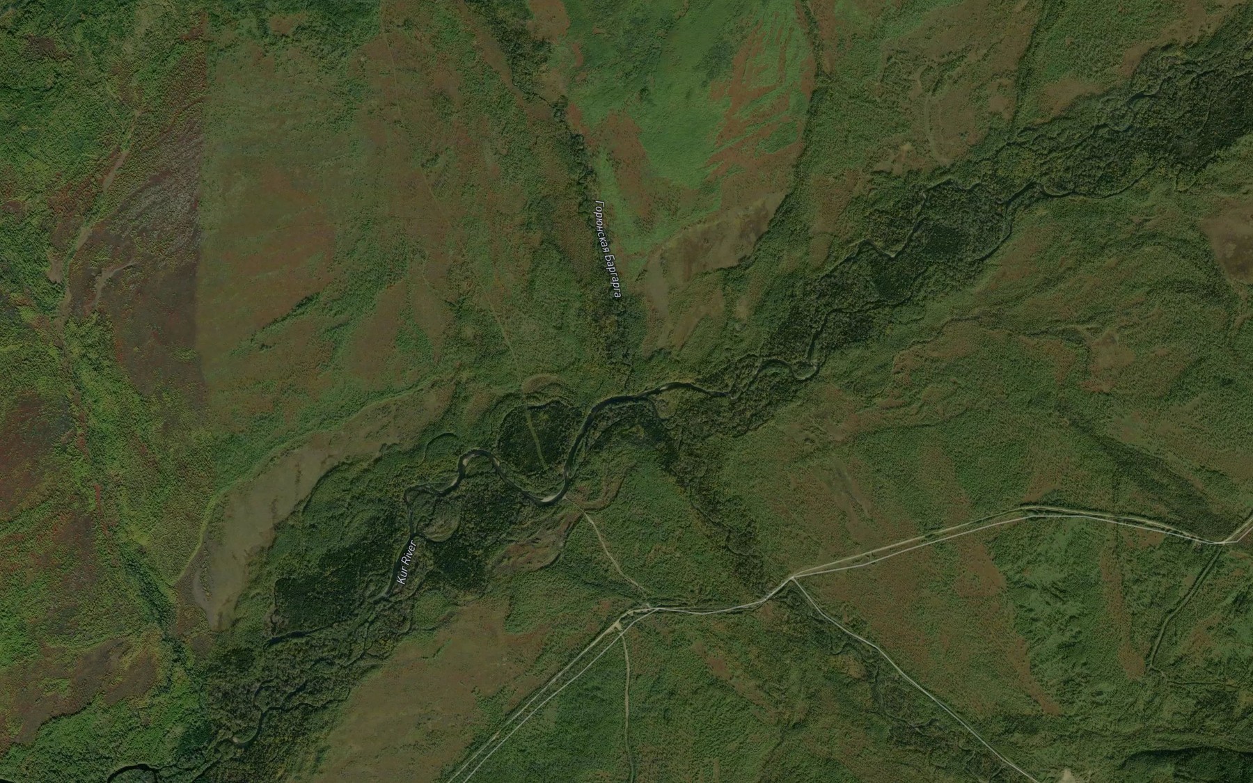 Satellite map of the Goryunskaya Bargarga