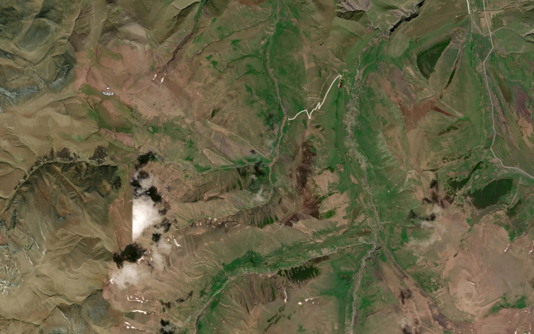 Satellite map of the Tukhulanikh