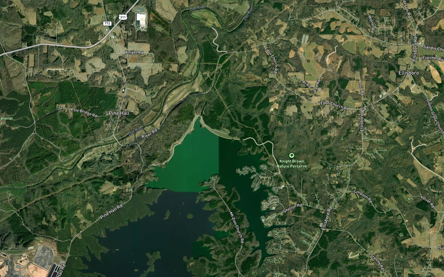Satellite map of the Spot 9