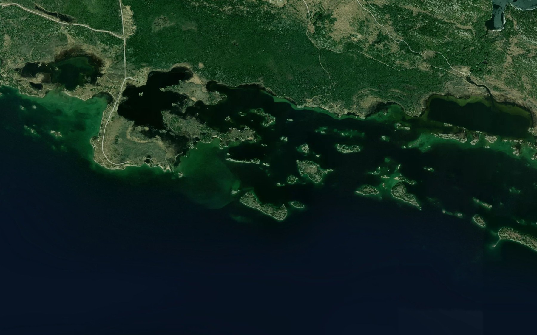 Satellite map of the Toulouse Bay