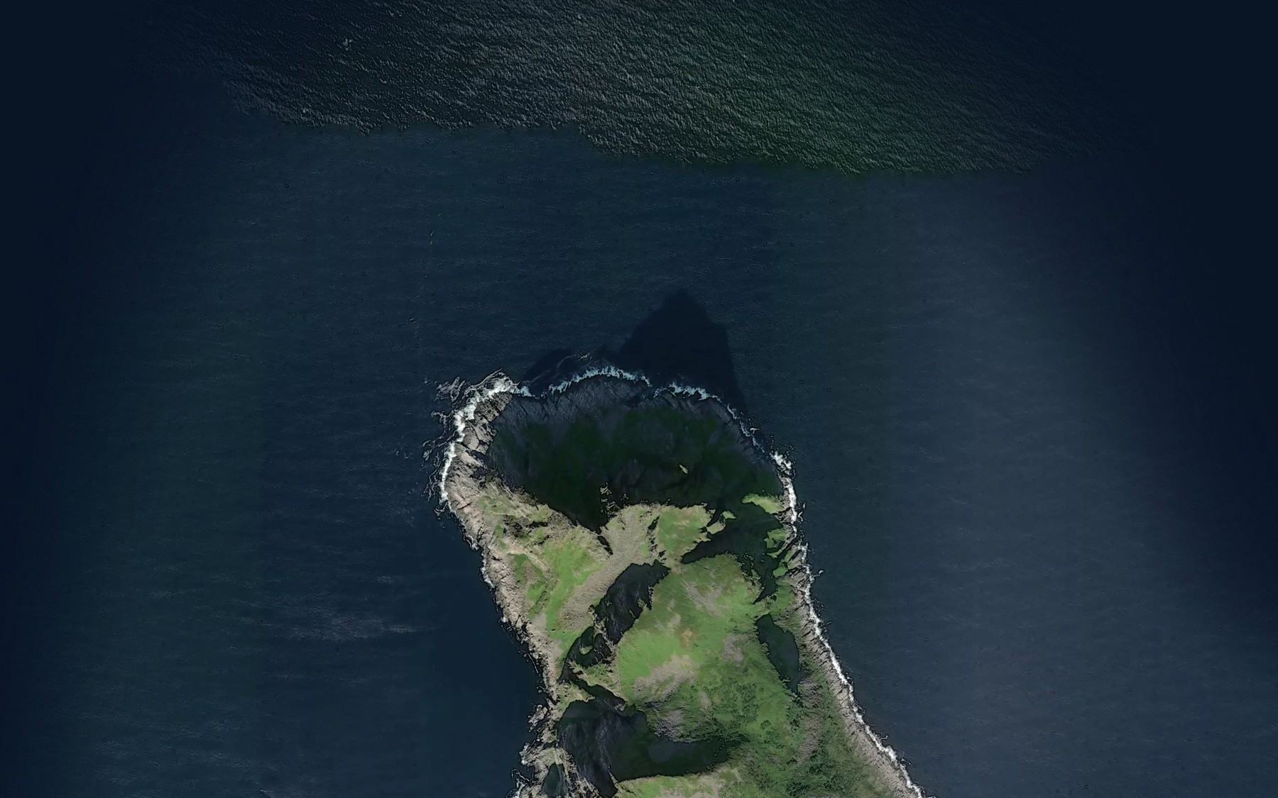 Satellite map of the Kjolvekeila