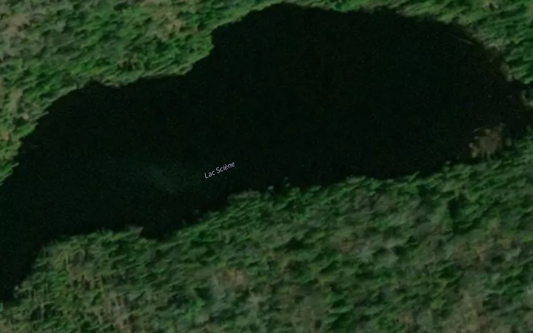 Satellite map of the Lac Sciene