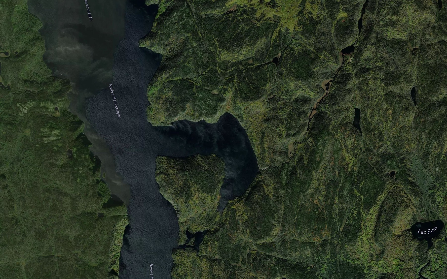 Satellite map of the Baie du Banc Blanc