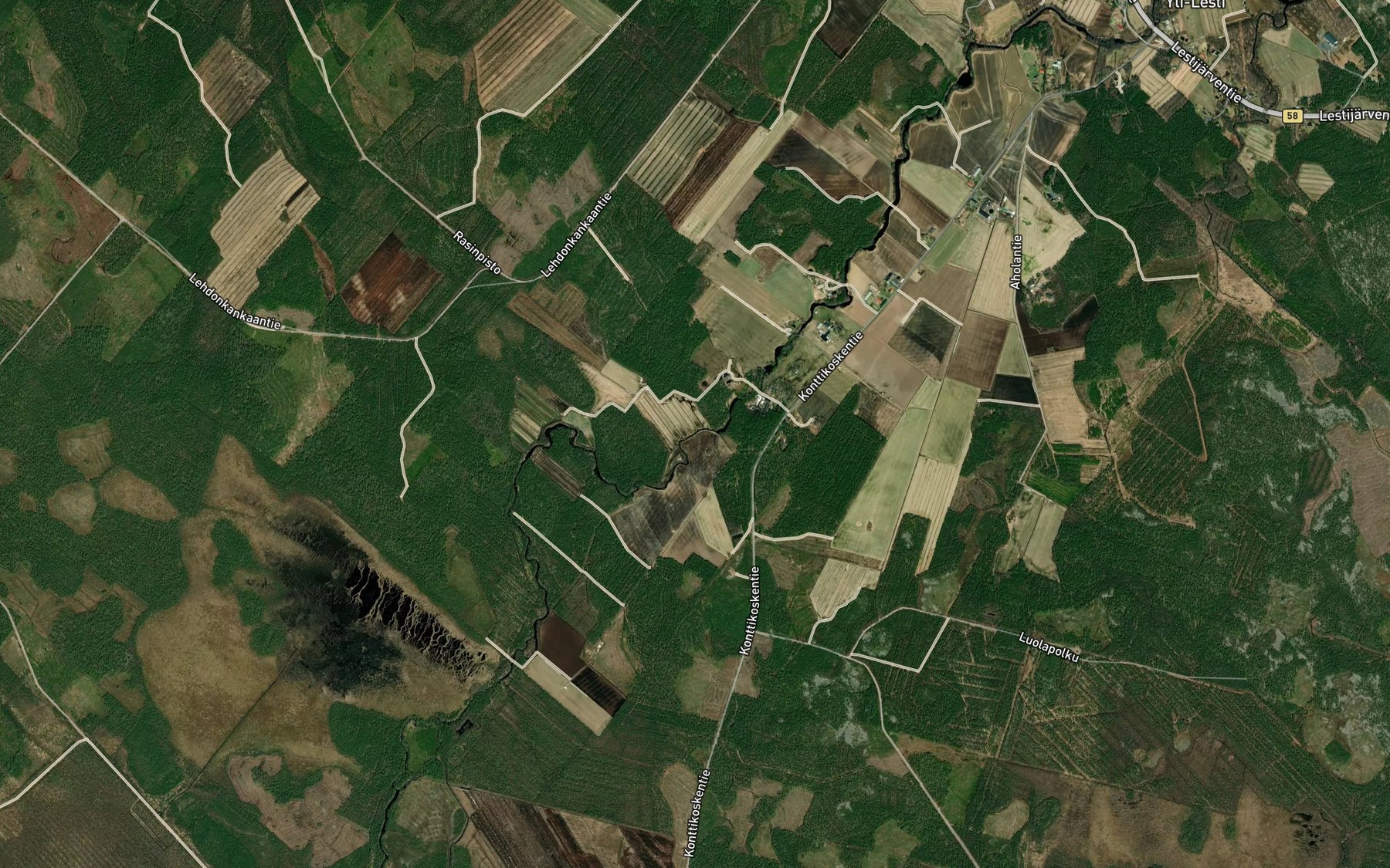 Satellite map of the Koloniittuniva