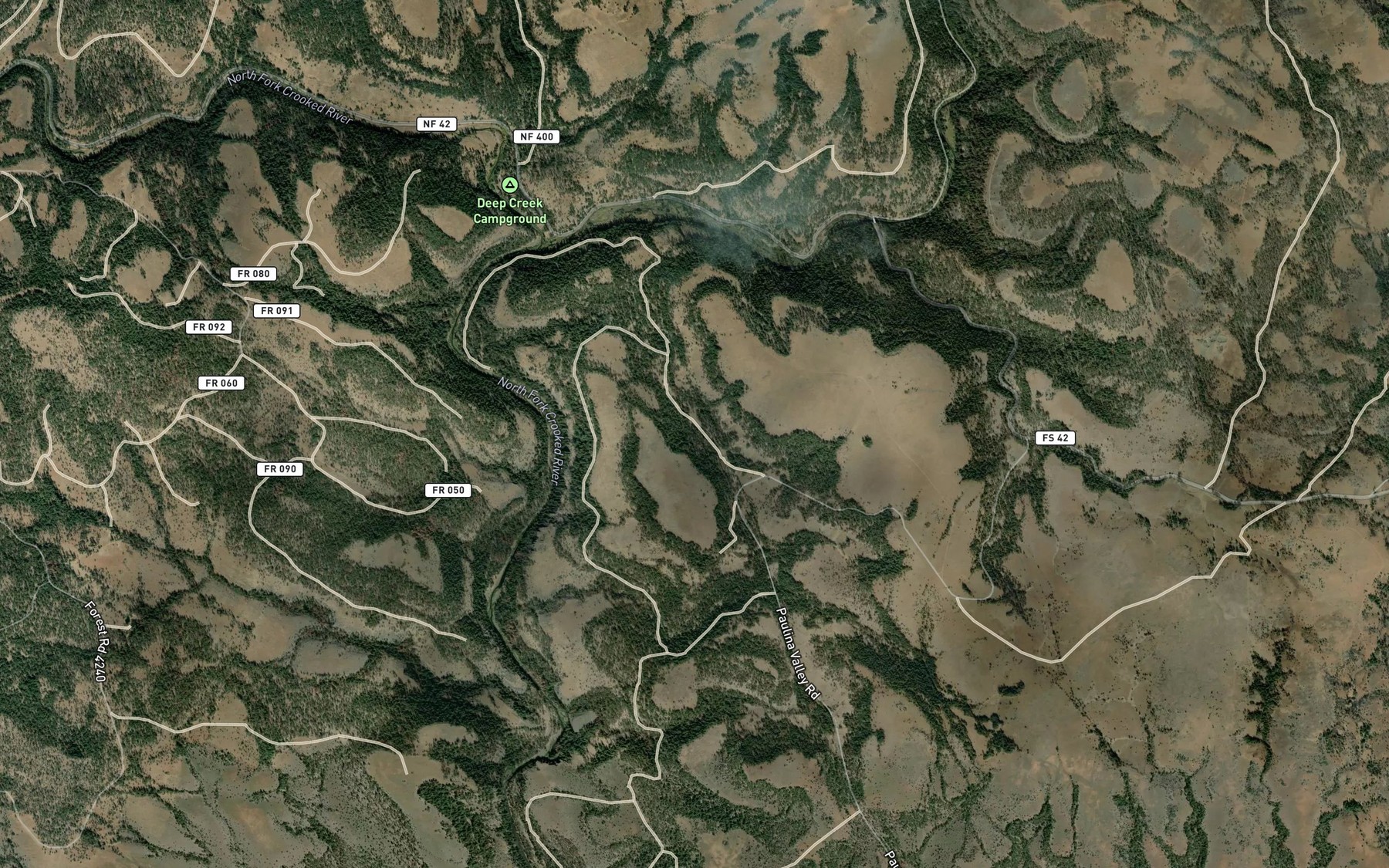 Satellite map of the Market Spring