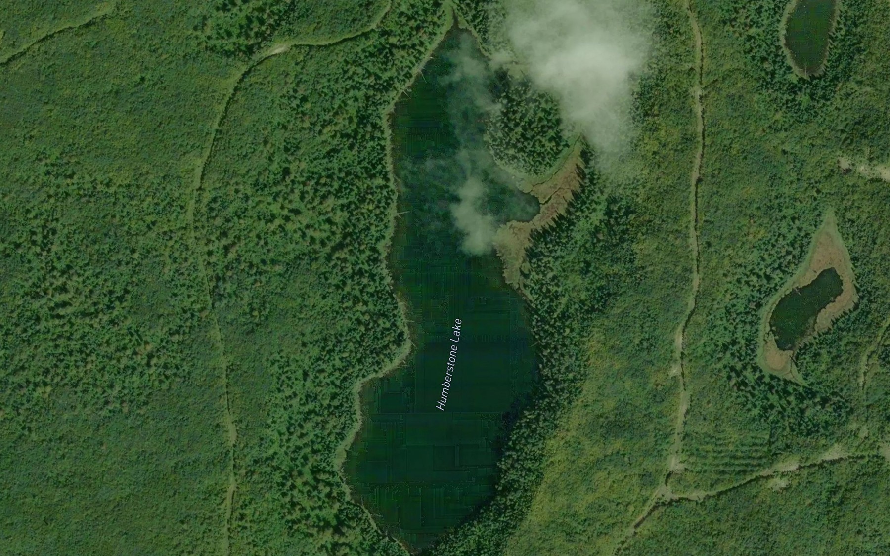 Satellite map of the Humberstone Lake