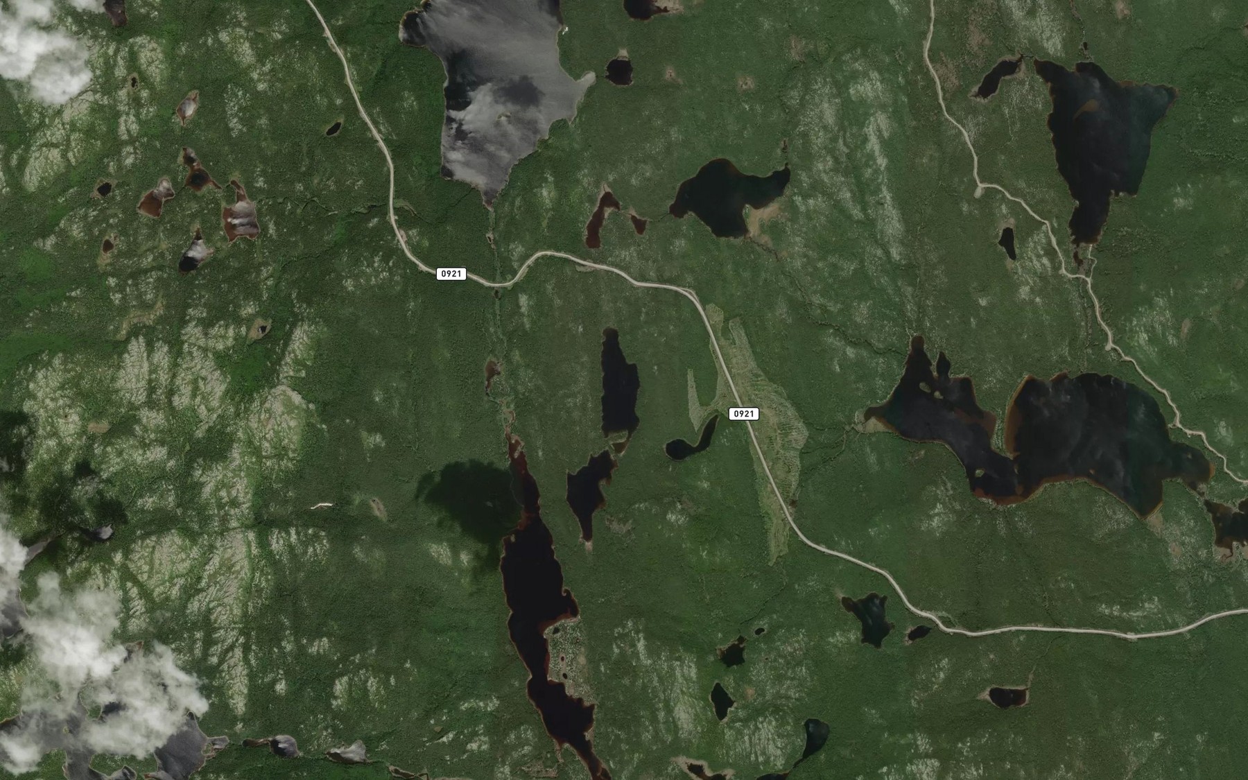 Satellite map of the Lac Katak