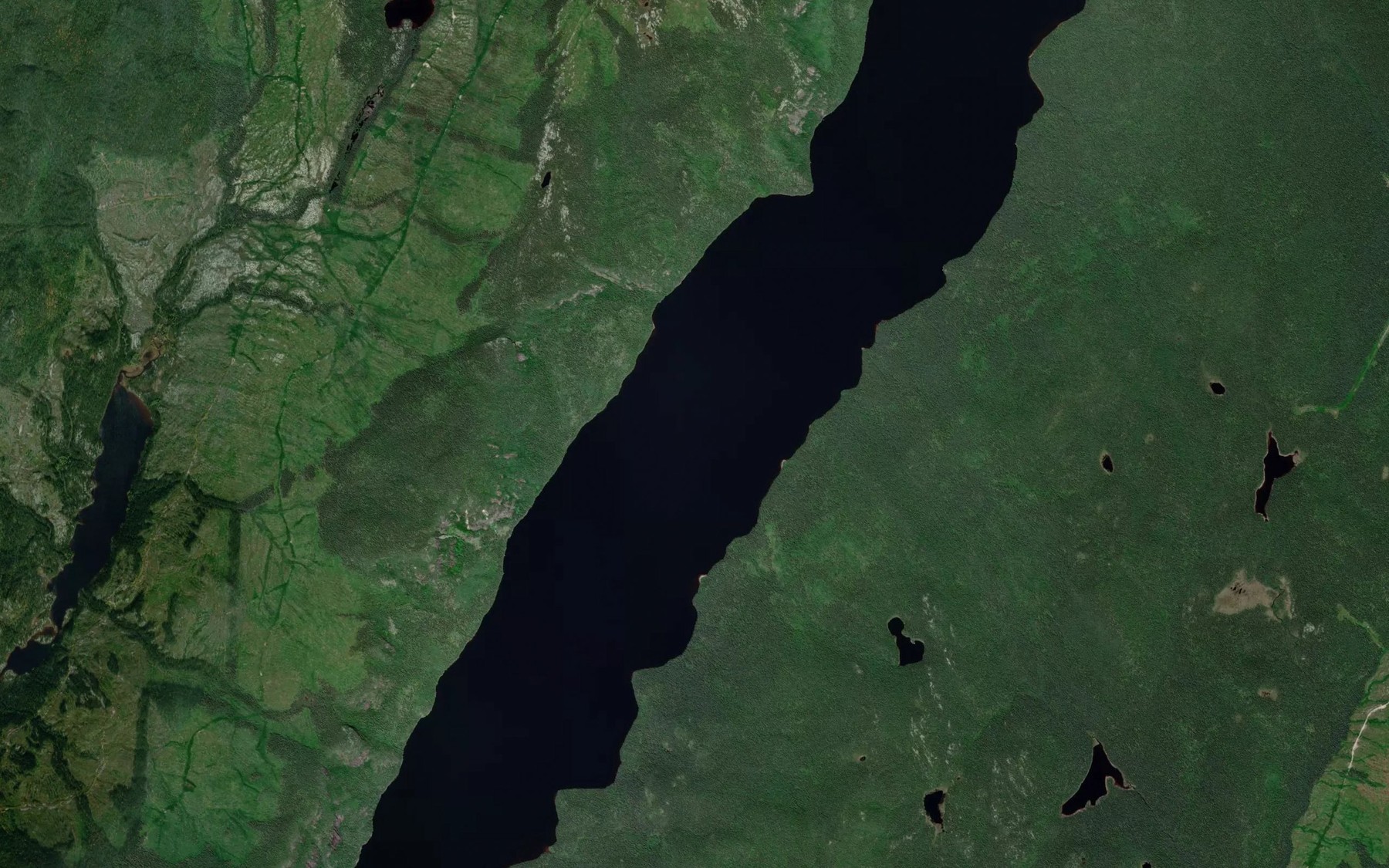 Satellite map of the Lac Guinecourt